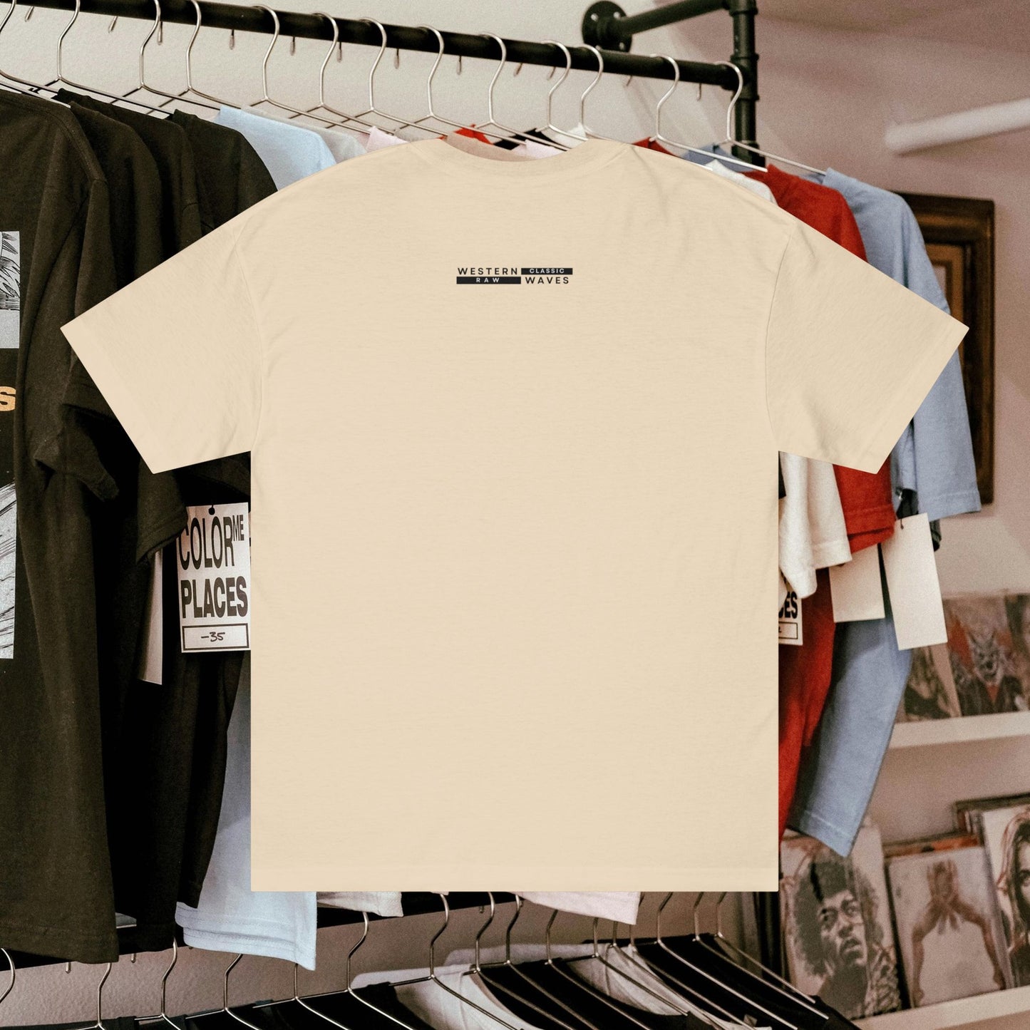 Unisex Classic Tee_ N2+ Series USCT PT2WW004_ Limited Edition Timeless Comfort & Effortless Style by WesternWaves: