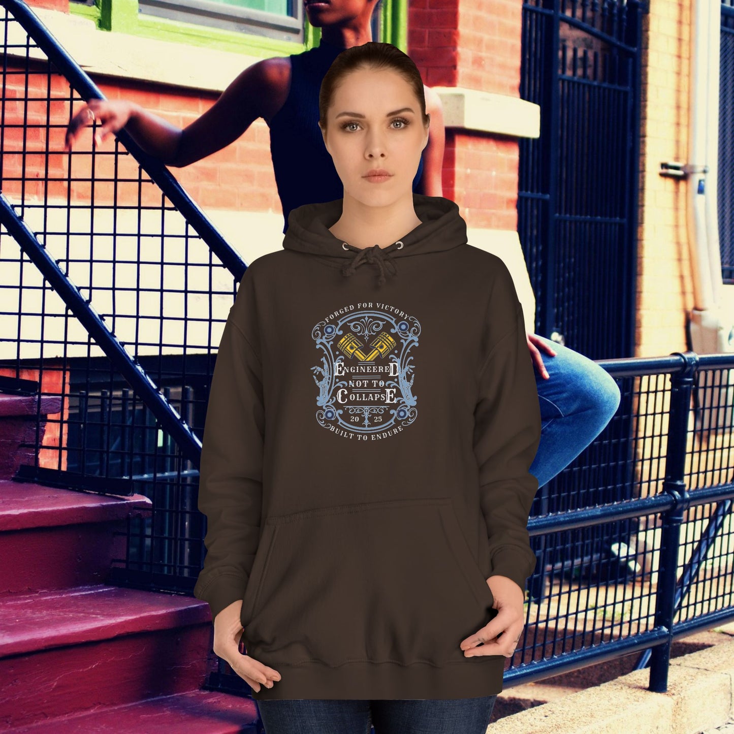 Unisex College Hoodie_ N3+ Series SCH PT2WW004_ Limited Edition Timeless Unisex Design by WesternWaves: