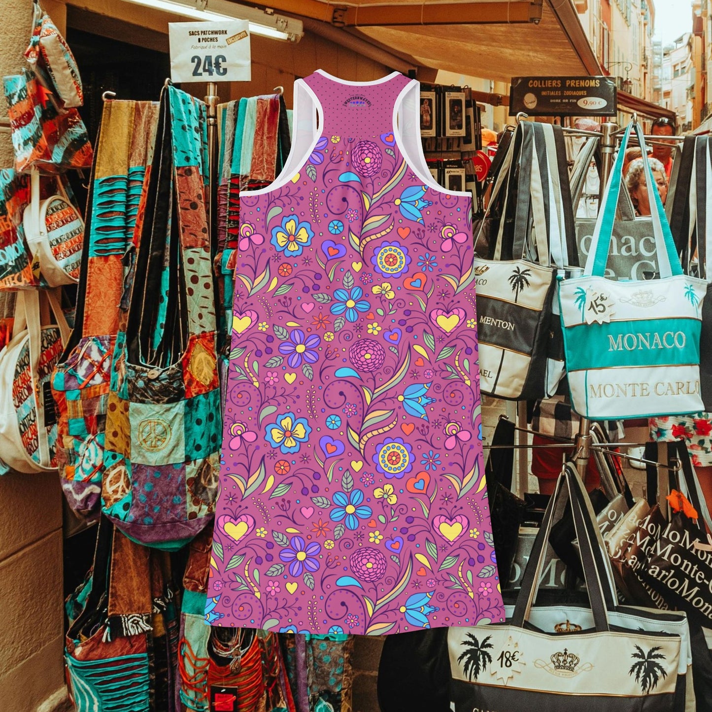 Women's Racerback Dress (AOP)_ N Series WRBD(AOP) PT2WW002_ Ultimate Comfort Limited Edition by WesternWaves: