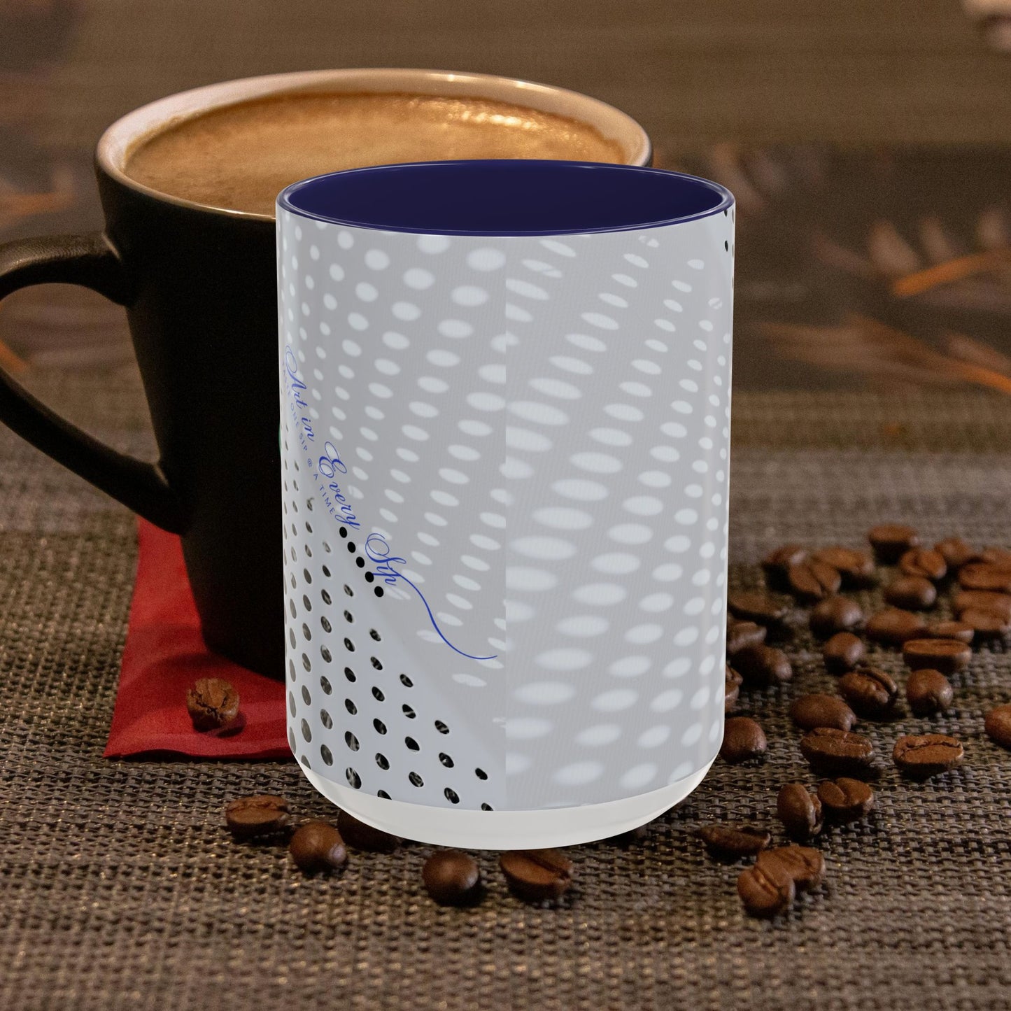 Accent Coffee Mug 11, 15oz_ N3+ Series ACM11OZ PT2WW020_ Limited Edition Perfect Blend of Style by WesternWaves: