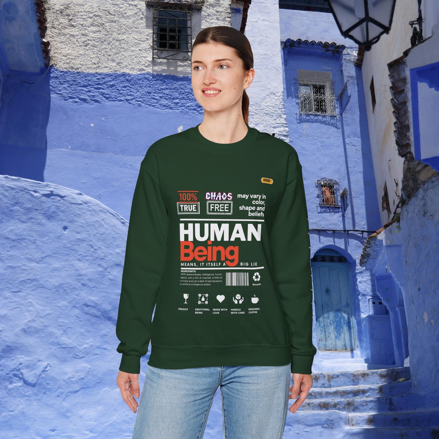 Unisex Heavy Blend™ Crewneck Sweatshirt_ N2 Series UHBCSS PT2WW019_ Limited Edition Pure Luxury By WesternWaves: