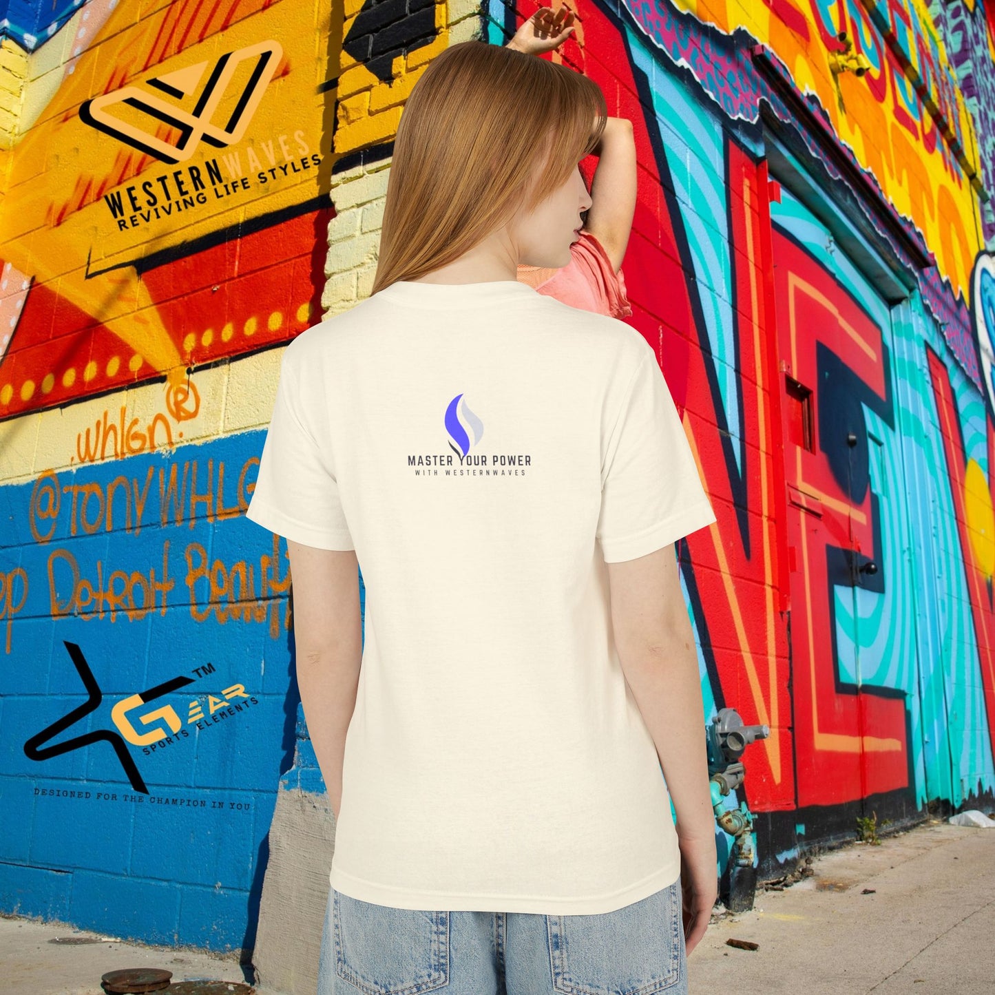 Unisex Garment-Dyed Heavyweight Cotton Tee_ N2+ Series USGDHWCTEE PT2WW008_ Limited Edition Statement of Style by WesternWaves: