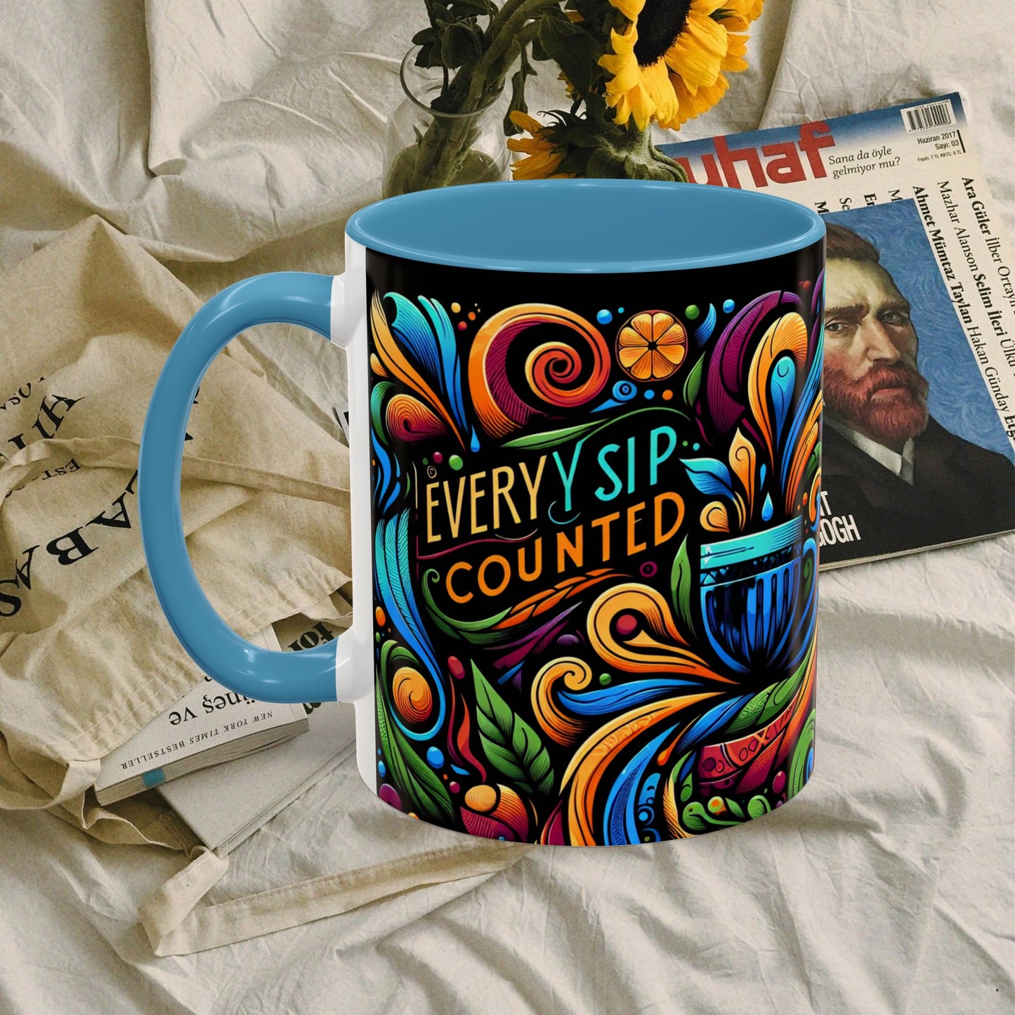 Accent Coffee Mug 11_ N3* Series ACM11OZ PT2WW022_ Limited Edition Perfect Blend of Style by WesternWaves: