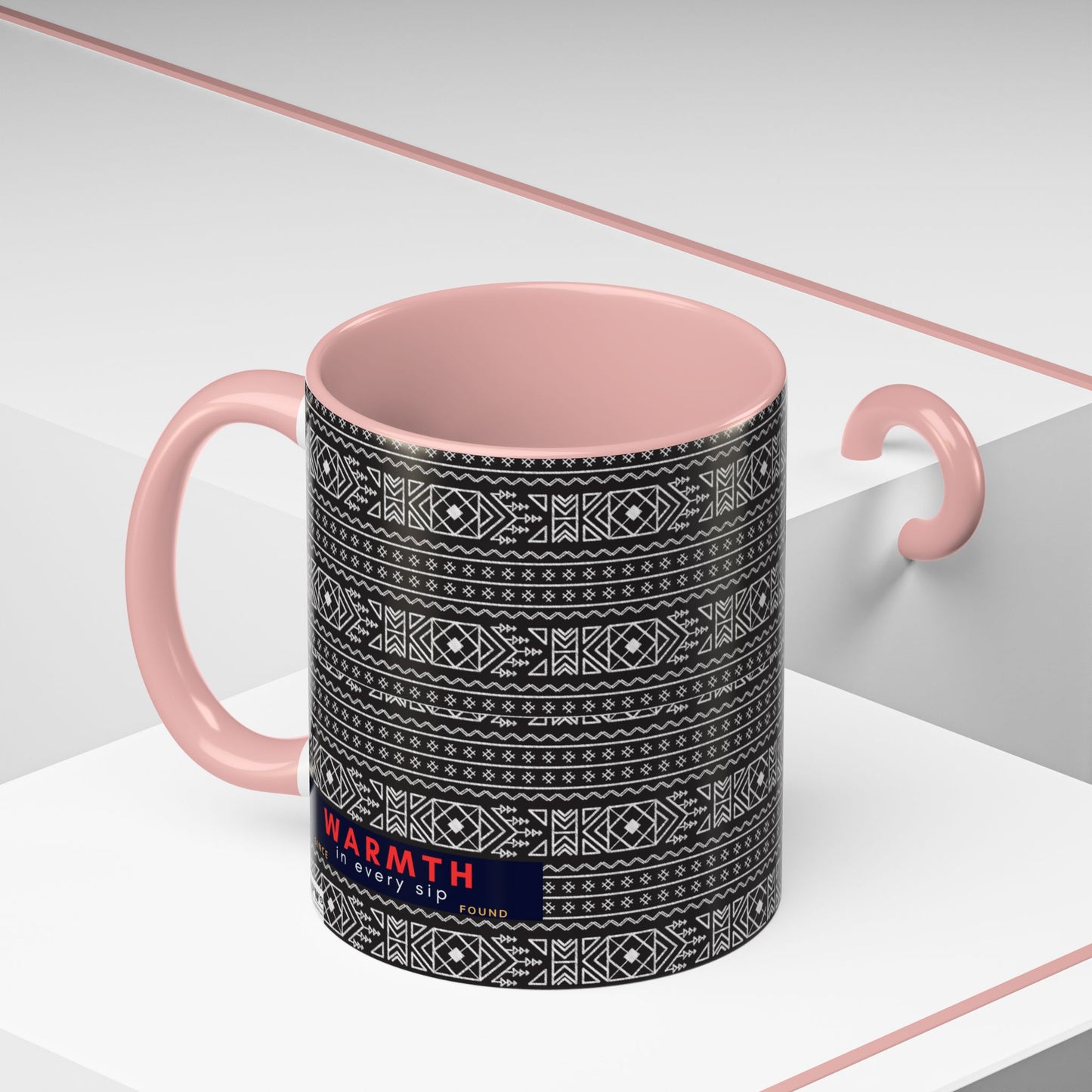 Accent Coffee Mug 11, 15oz_ N2 Series ACM11OZ PT2WW007_ Vibrant Limited Edition Design by WesternWawes: