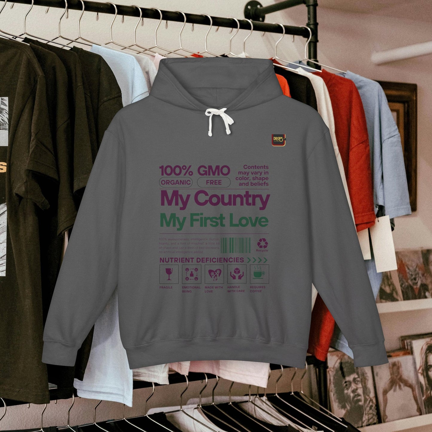 Unisex Lightweight Hooded Sweatshirt – N2+ Series USLWHSS PT2WW022_ Limited Edition Crafted Comfort by WesternWaves: