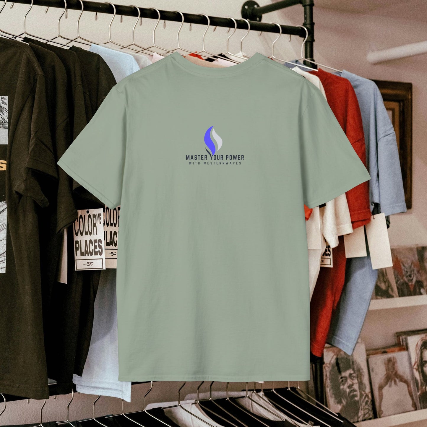 Unisex Softstyle T-Shirt_ N2+ Series USSTS FT2WW003_ Redefines Relaxation Limited Edition by WesternWaves:
