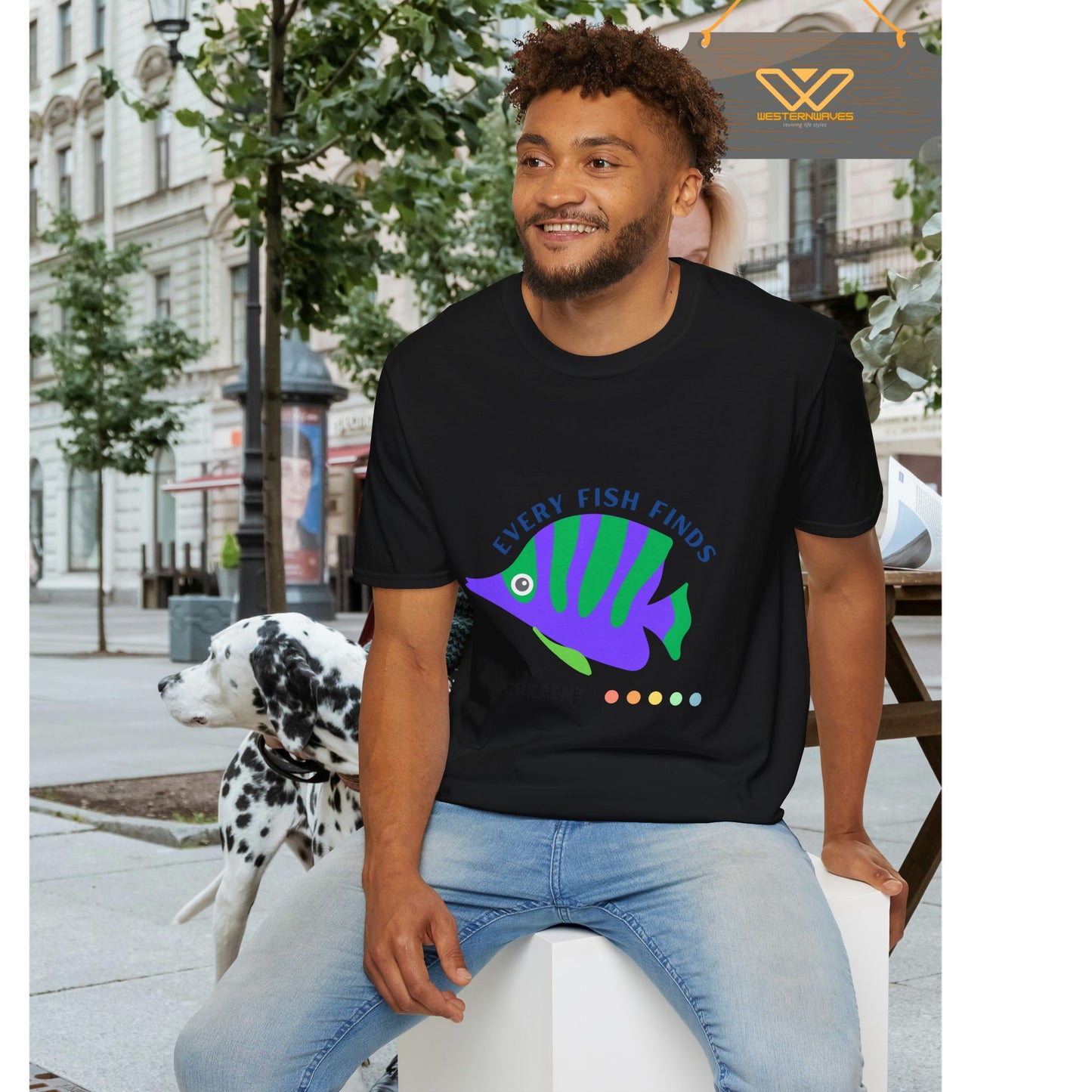Unisex Softstyle T-Shirt_ N+ Series USSTS FT2WW009_ Limited Edition by WesternWaves: