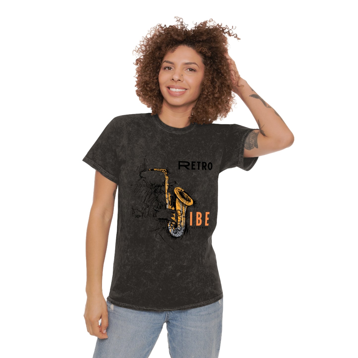 Unisex Mineral Wash T-Shirt_ N+ Series UMWTS PT2WW003_ Limited Edition Retro Revival Experience by WesternWaves: