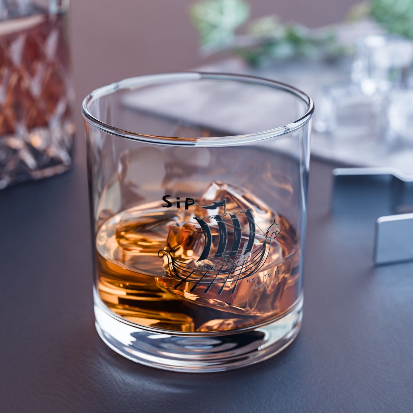 Rock Glass 10 oz_ N+ Series RG10OZ PT2WW003_ Limited Edition by WesternWaves: