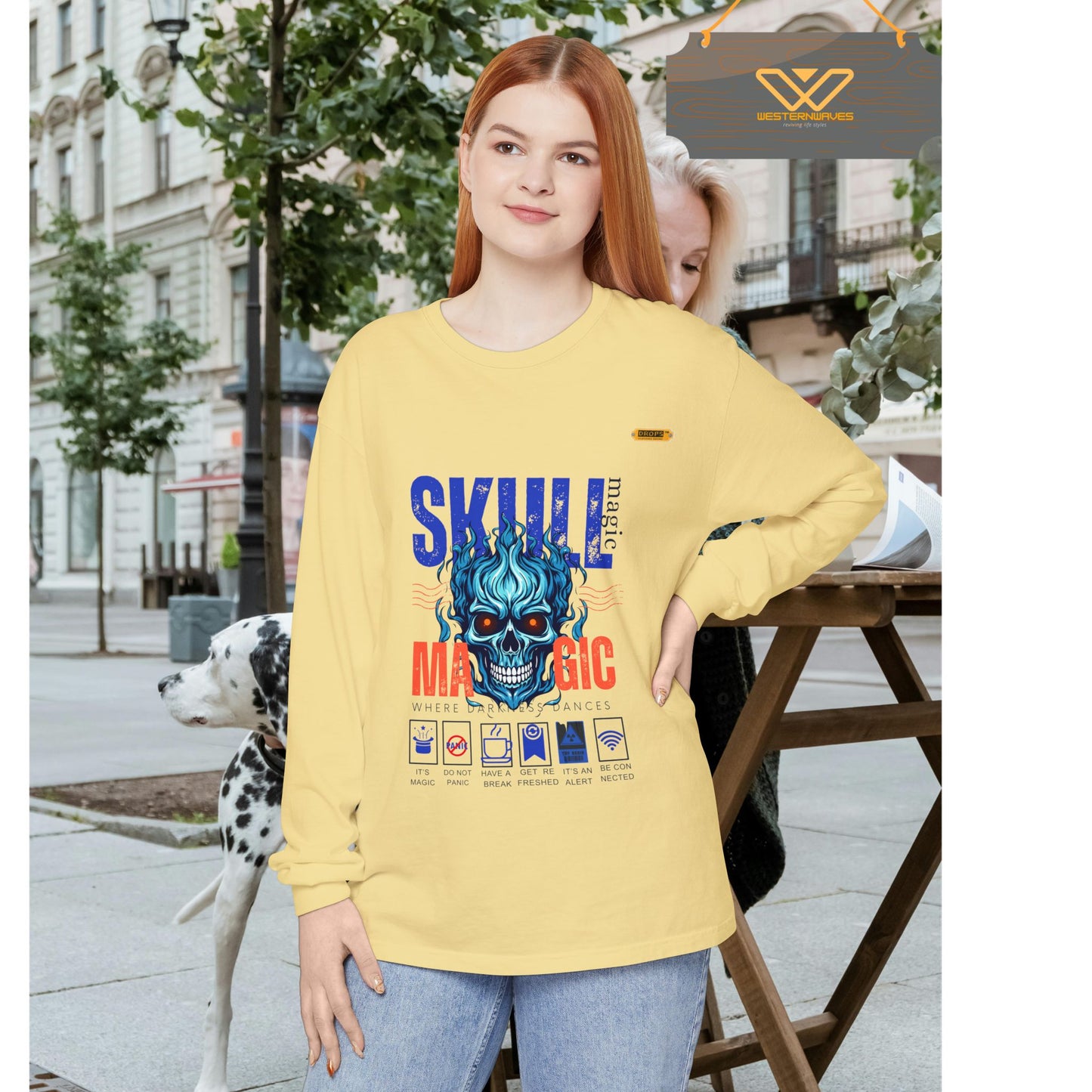 Unisex Long Sleeve T-Shirt_ N7 Series USLSTSHIRT PT2WW002_ Limited Edition Trendy Vibes by WesternWaves: