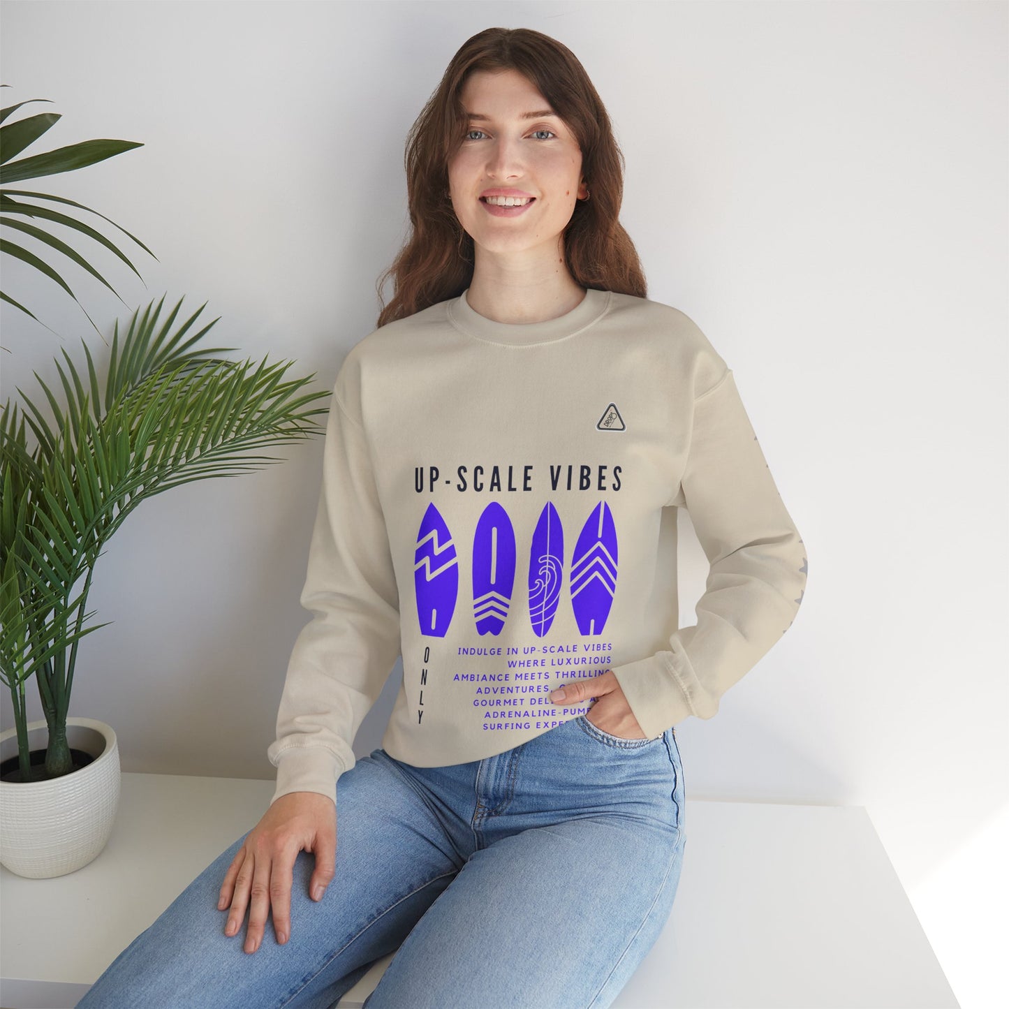 Unisex Heavy Blend™ Crewneck Sweatshirt_ N2 Series JBRW PT2WW001_Limited Edition Pure Luxury by WesternWaves: