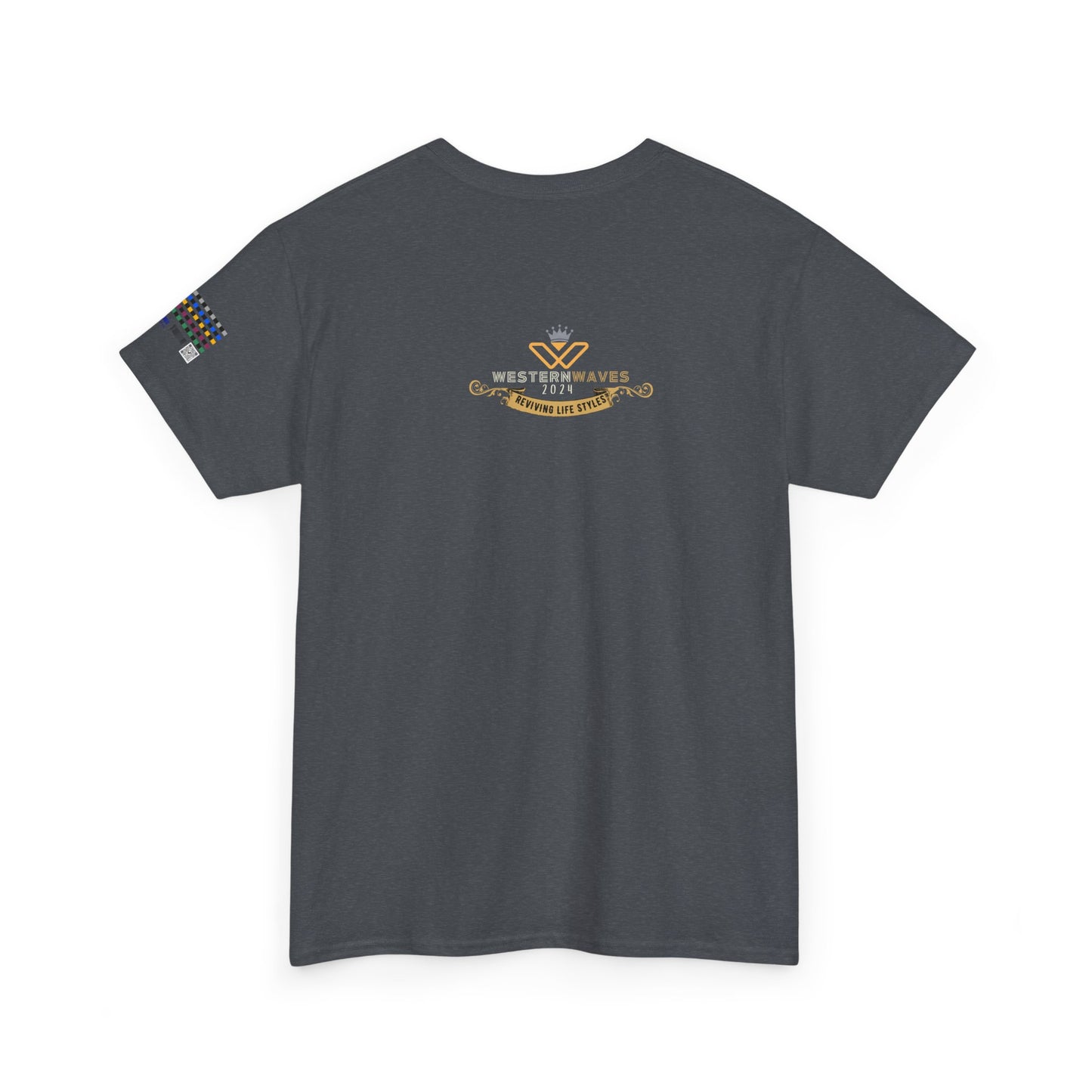 Unisex Heavy Cotton Tee_ Crafted from premium 100% cotton_ N+ Series UHCT PT2WV006_ Limited Edition by WesternWaves: