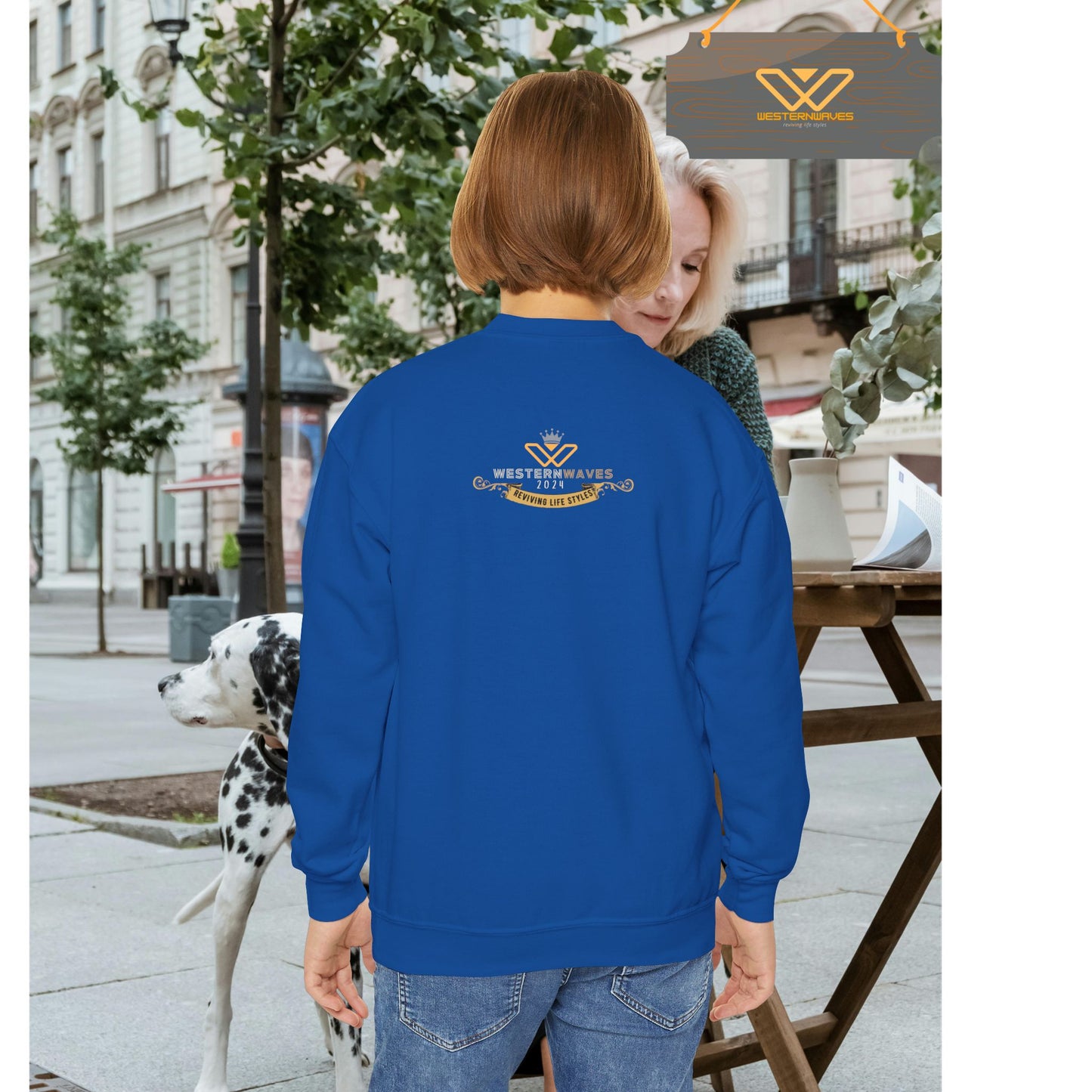 Youth Crewneck Sweatshirt_ N3+ Series YCNSS PT2WW001_ Limited Edition Perfect Companion for the School, Sports & Casual hangouts by WesternWaves: