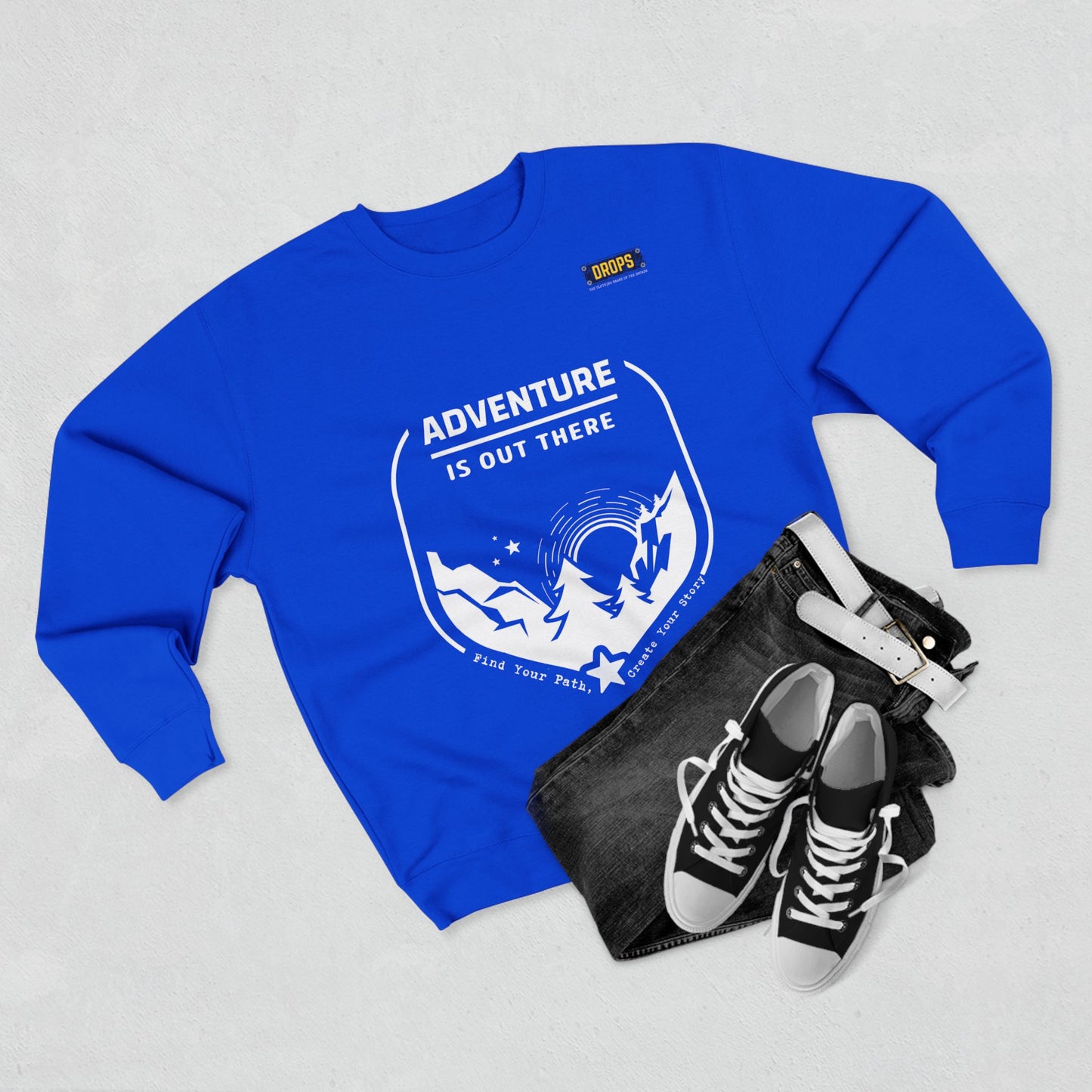 Unisex Crewneck Sweatshirt_ 04 July 2025_ Limited Edition Outdoor Gift for Adventure Lovers by WesternWaves: