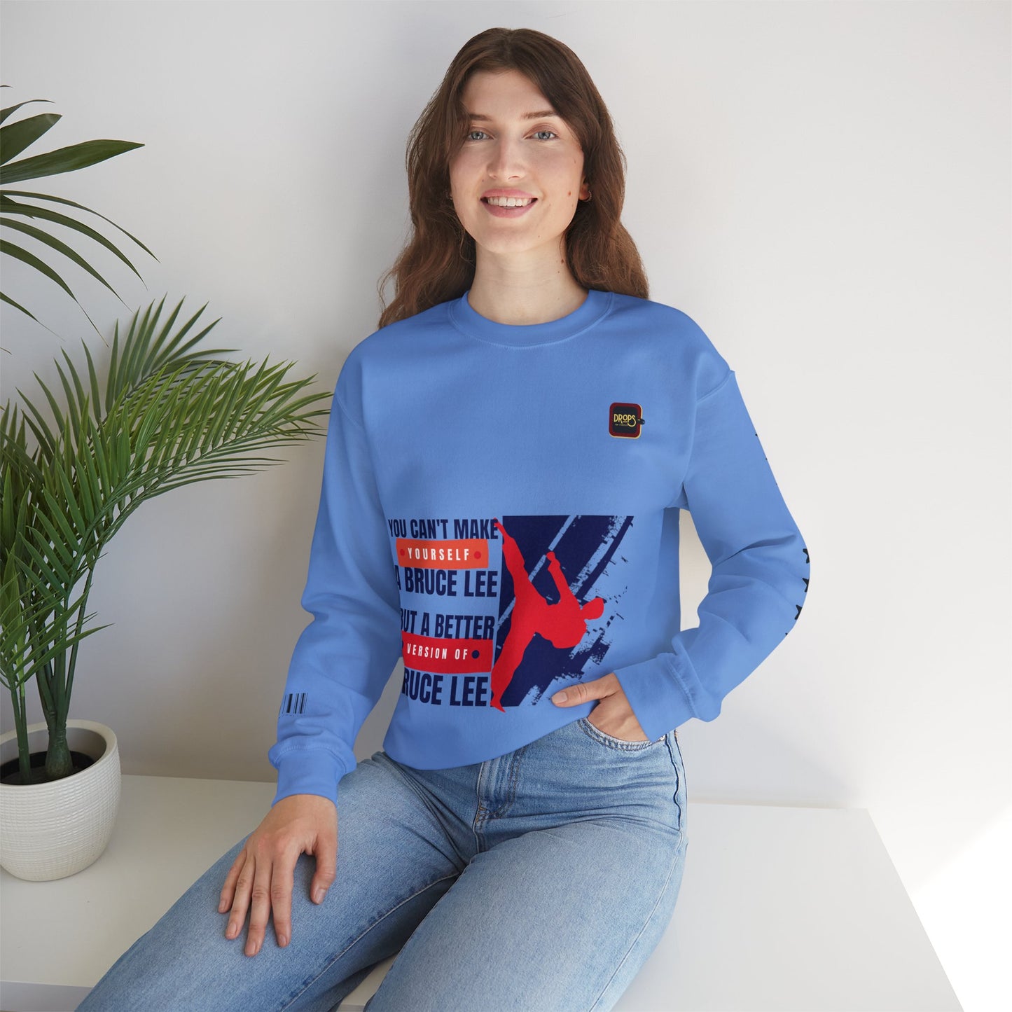 Unisex Heavy Blend™ Crewneck Sweatshirt_ N2 Sports Series UHBCSS PT2WW010_ Limited Edition ‘Zeztz’ Brand Sports Elements by WesternWaves: