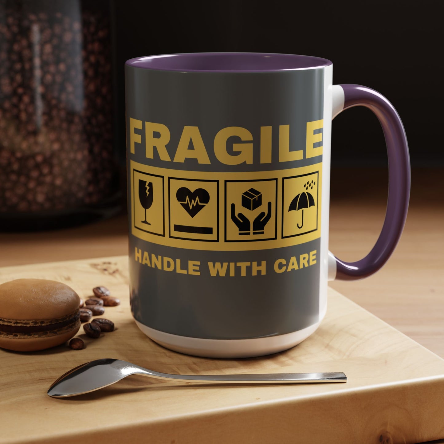 Accent Coffee Mug 11, 15oz_ N3+ Series ACM11OZ PT2WW017_ Limited Edition Perfect Blend of Style by WesternWaves:
