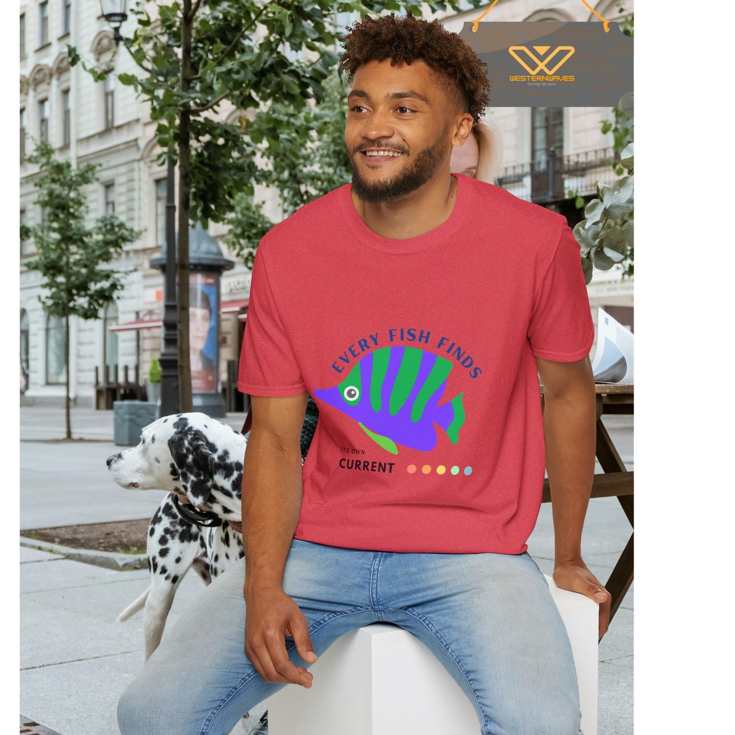 Unisex Softstyle T-Shirt_ N+ Series USSTS FT2WW009_ Limited Edition by WesternWaves: