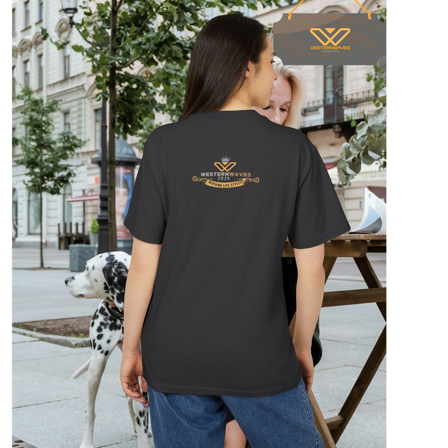 Unisex Heavy Faded Tee_ N3+ Series USHFTEE PT2WW002_ Vintage Vibes Limited Edition Tee by WesternWaves