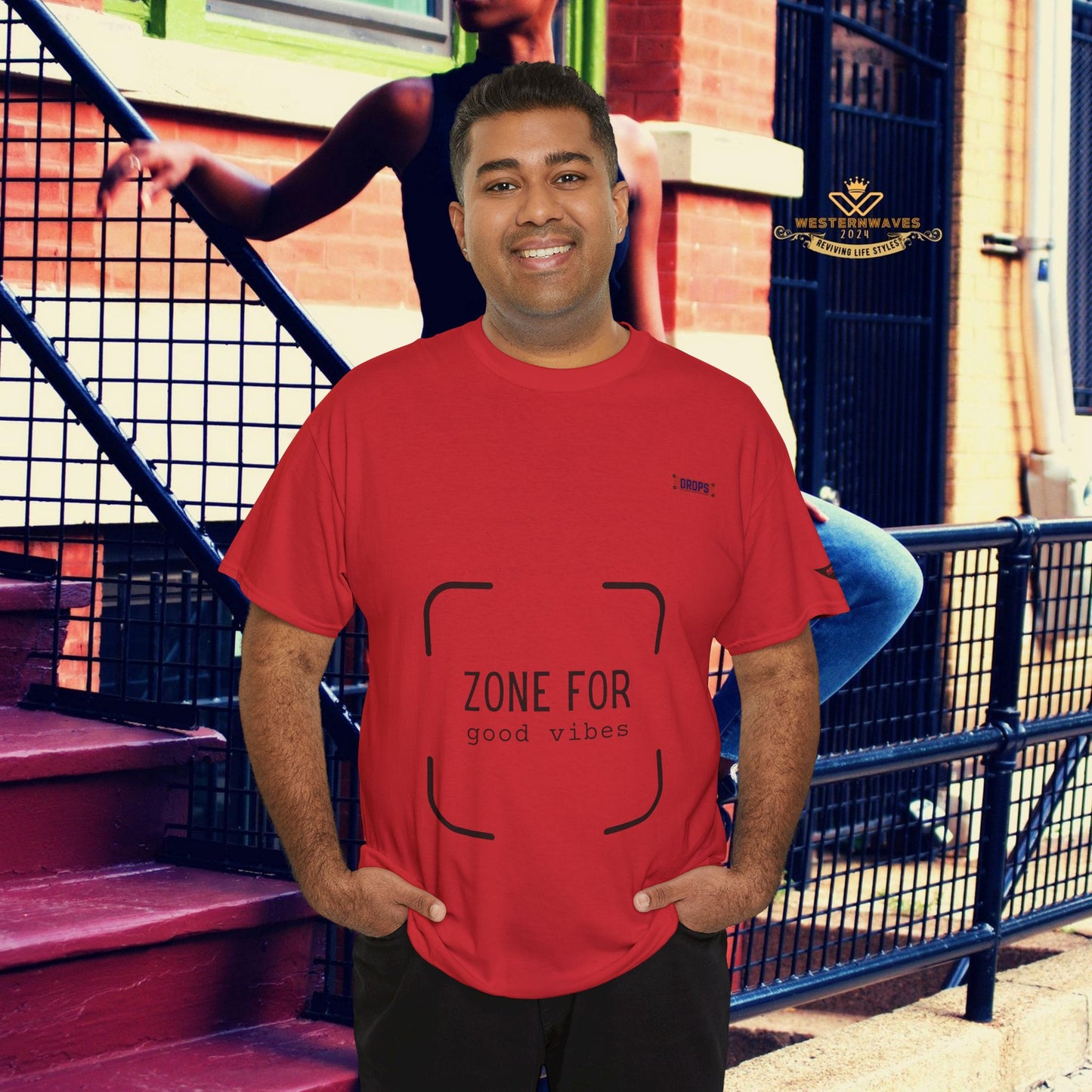 Unisex Heavy Cotton Tee_ 20 July 2025_ Limited Edition Unique Summer Wear_ by WesternWaves: