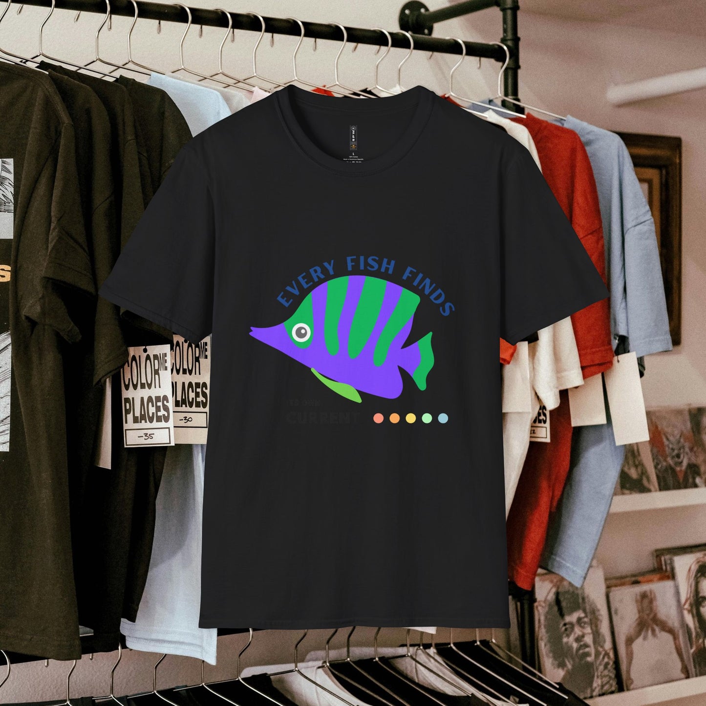 Unisex Softstyle T-Shirt_ N+ Series USSTS FT2WW009_ Limited Edition by WesternWaves: