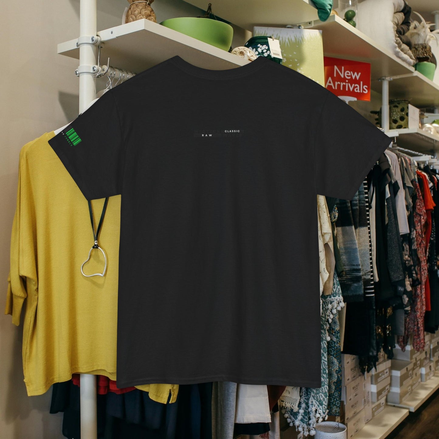 Unisex Heavy Cotton Tee_ Crafted from premium 100% cotton_ N2 Series UHCT PT2WW001_ Limited Edition Comfort & Durability by WesternWaves:
