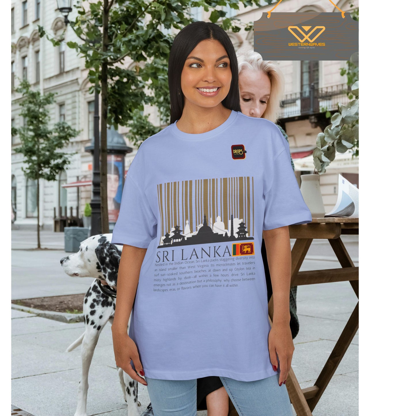 Unisex Oversized Tee_ N6+ Series USOSTEE PT2WW001_ Limited Edition by WesternWaves: