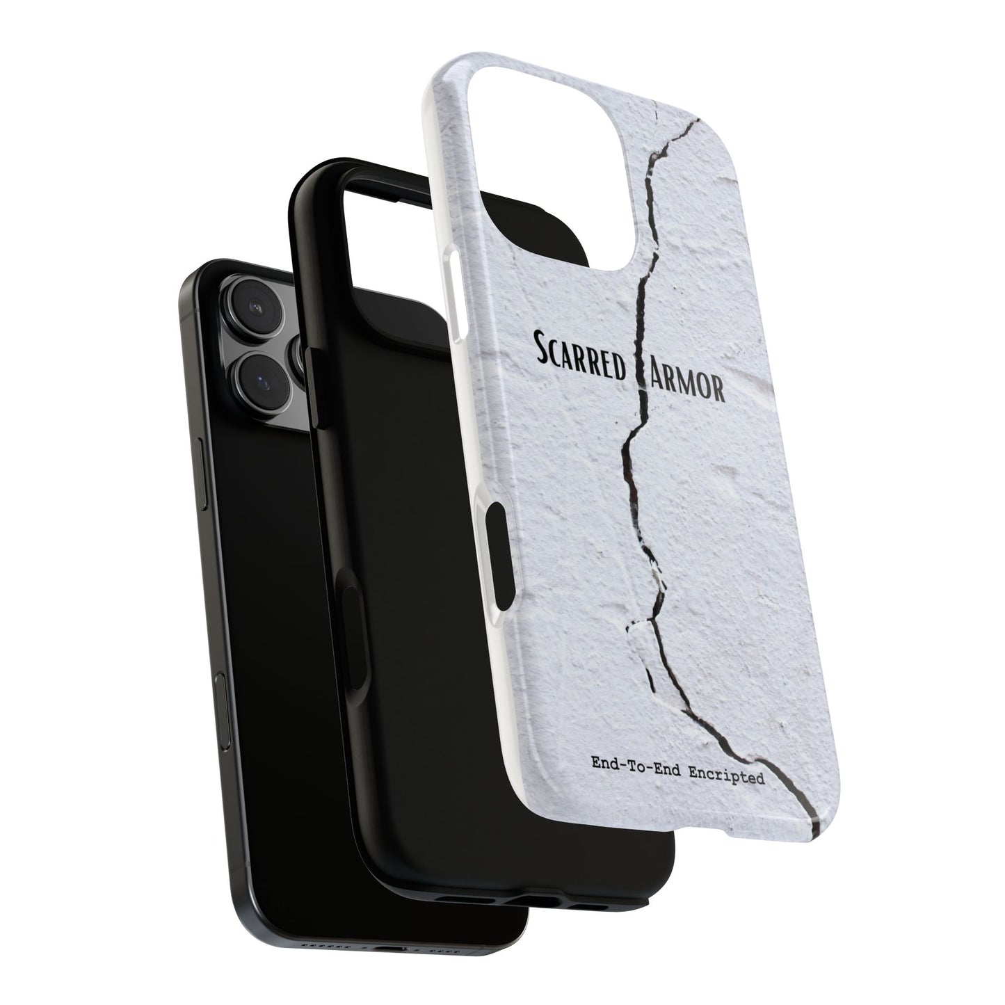 Tough iPhone Cases Phone Case_ Series N8+ TCPCASE PT2WW001_ Limited Edition Scarred Armor Design iPhone Cases by WesternWaves: