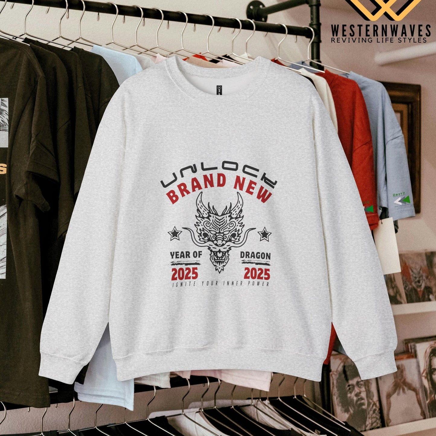 Seasonal Seller Unisex Sweatshirt_ N3+ Series SSSSPT2WW003_ Limited Edition Seasonal Offer by WesternWaves: