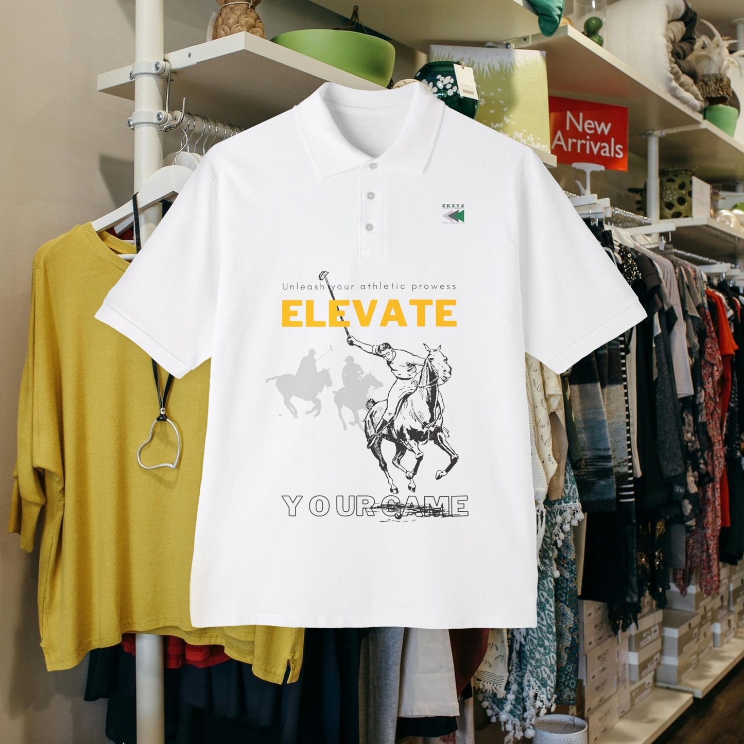 Men's Piqué Polo Classic Shirt – N2 Series MPPOLOCS PT2WW002_ Limited Edition Timeless Elegance of ‘EagalZ’ Sports Brand by WesternWaves:
