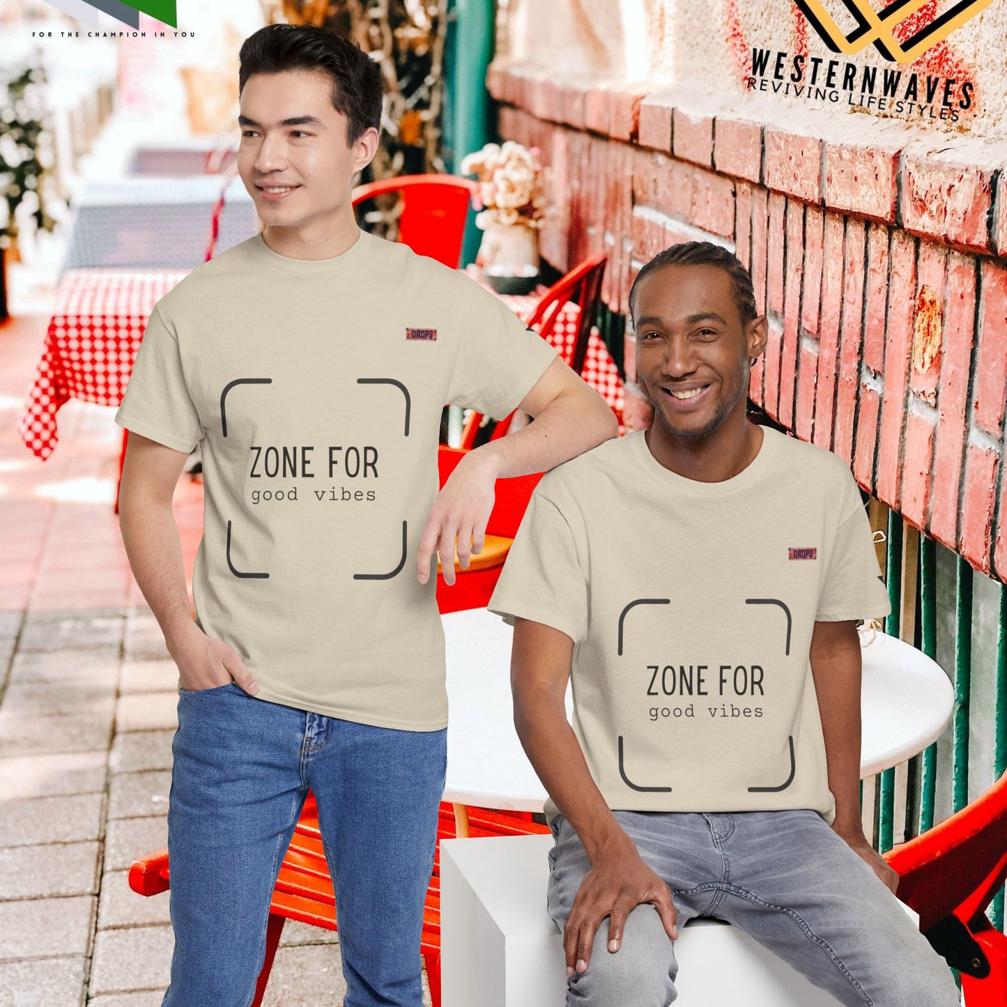 Unisex Heavy Cotton Tee_ 20 July 2025_ Limited Edition Unique Summer Wear_ by WesternWaves: