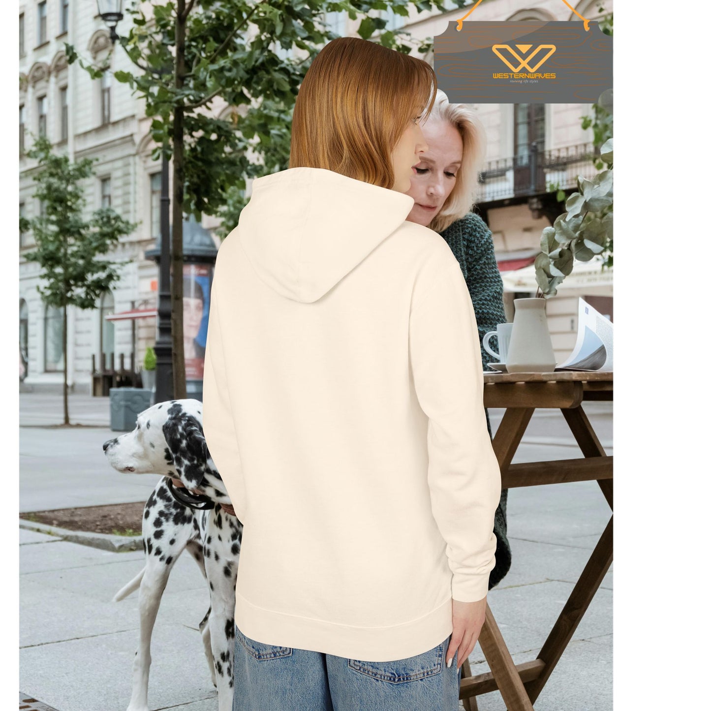 Unisex Lightweight Hooded Sweatshirt – N2+ Series USLWHSS PT2WW018_ Limited Edition Crafted Comfort by WesternWaves: