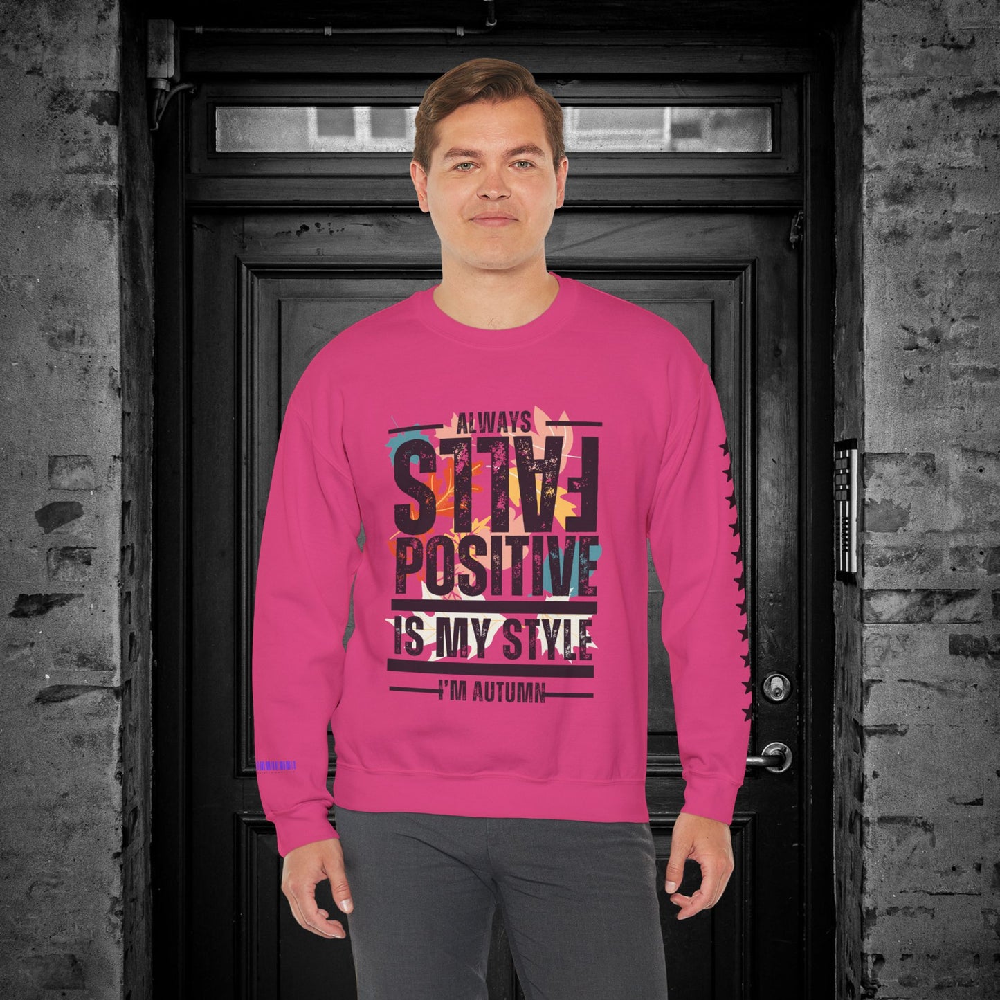 Unisex Heavy Blend™ Crewneck Sweatshirt_ N2+ Series UHBCSS PT2WW027_ Limited Edition Pure Luxury By WesternWaves:
