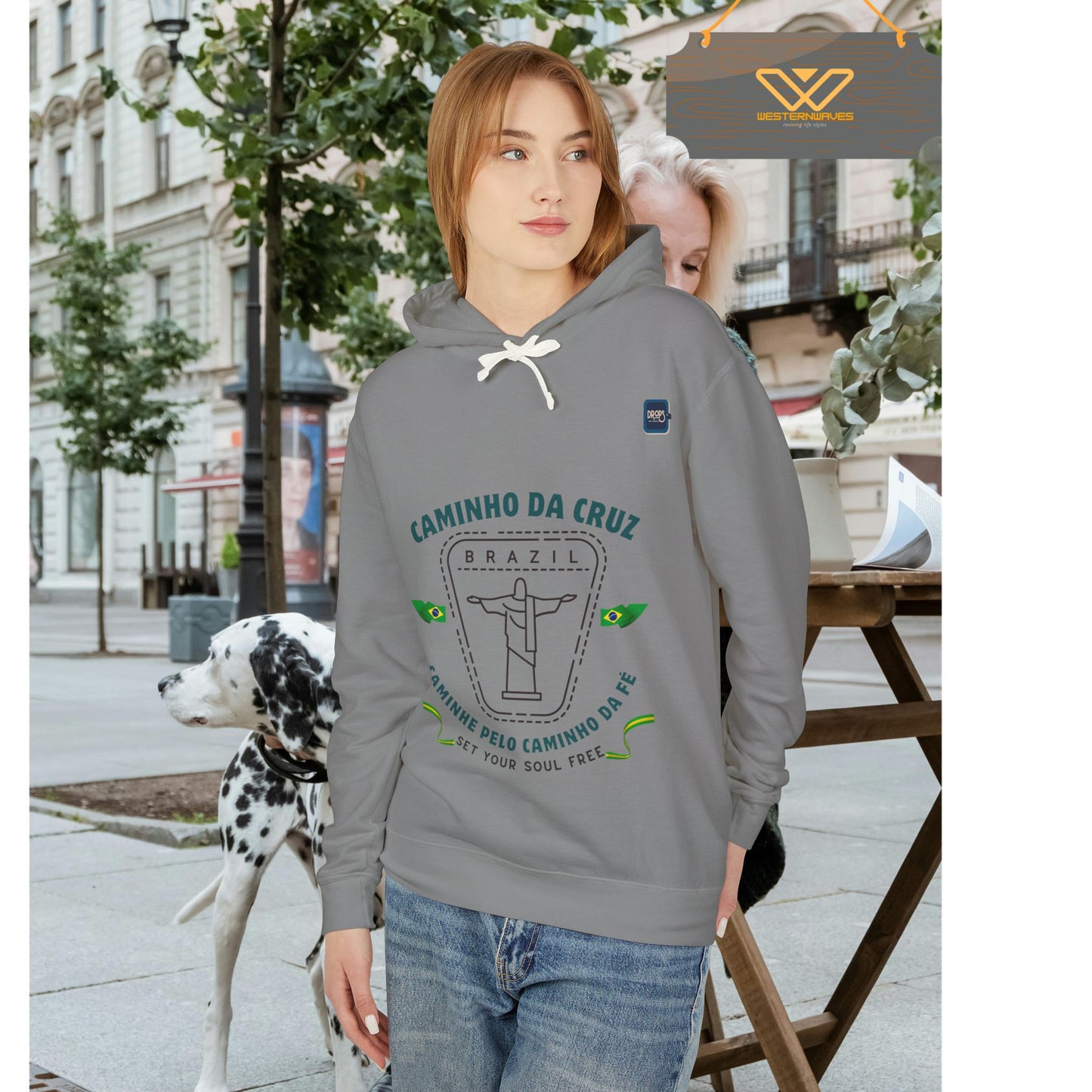 Unisex Lightweight Hooded Sweatshirt – N2+ Series USLWHSS PT2WW024_ Limited Edition Crafted Comfort by WesternWaves: