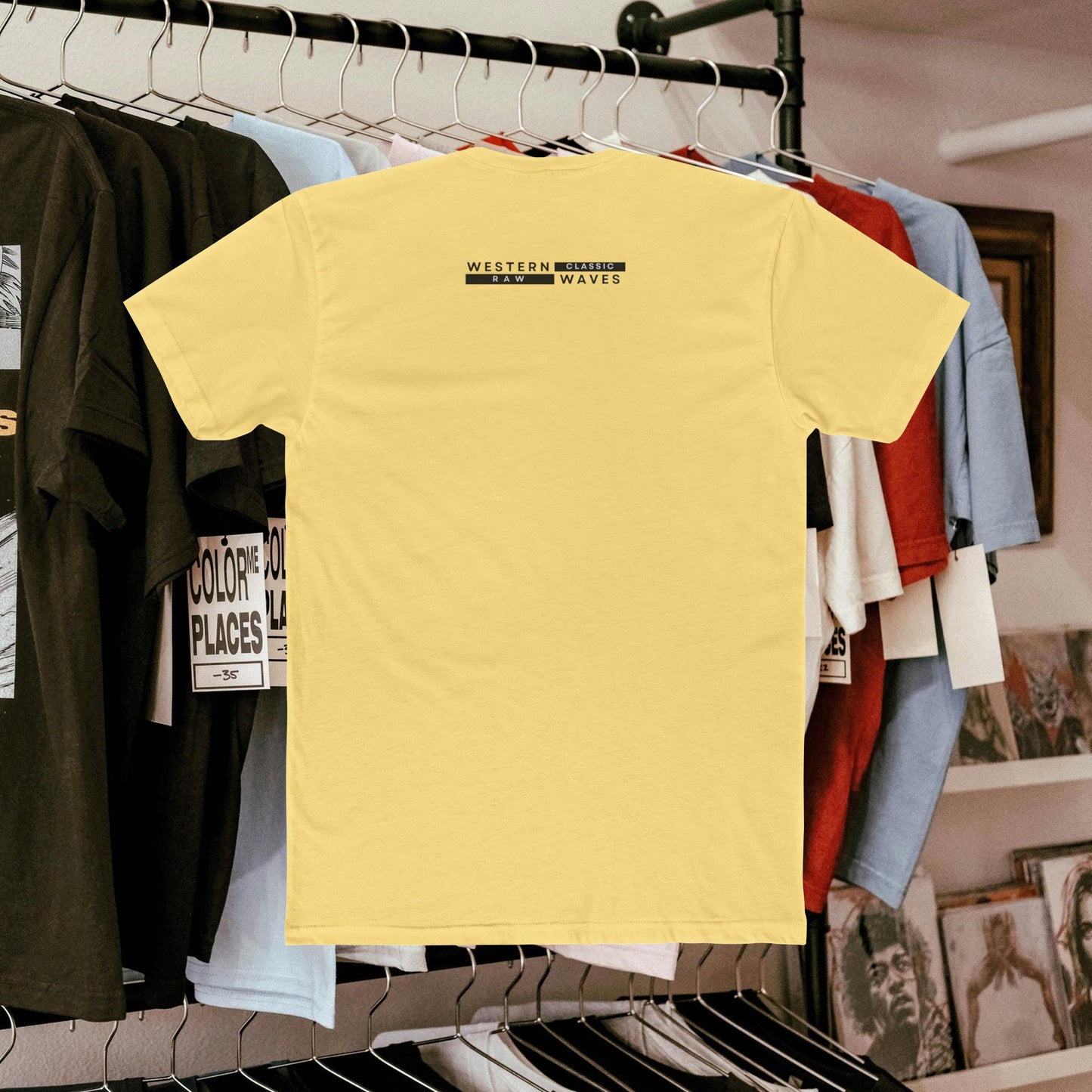 Unisex Cotton Crew Tee_ N3+ Series USCCTEE PT2WW004_ Limited Edition Workout & Everyday Routine Pleasure by WestenWaves: