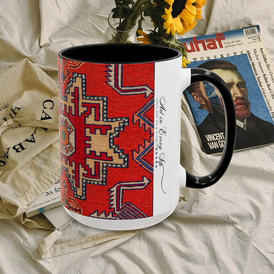 Accent Coffee Mug 11, 15oz_ N3+ Series ACM11OZ PT2WW019_ Limited Edition Perfect Blend of Style by WesternWaves: