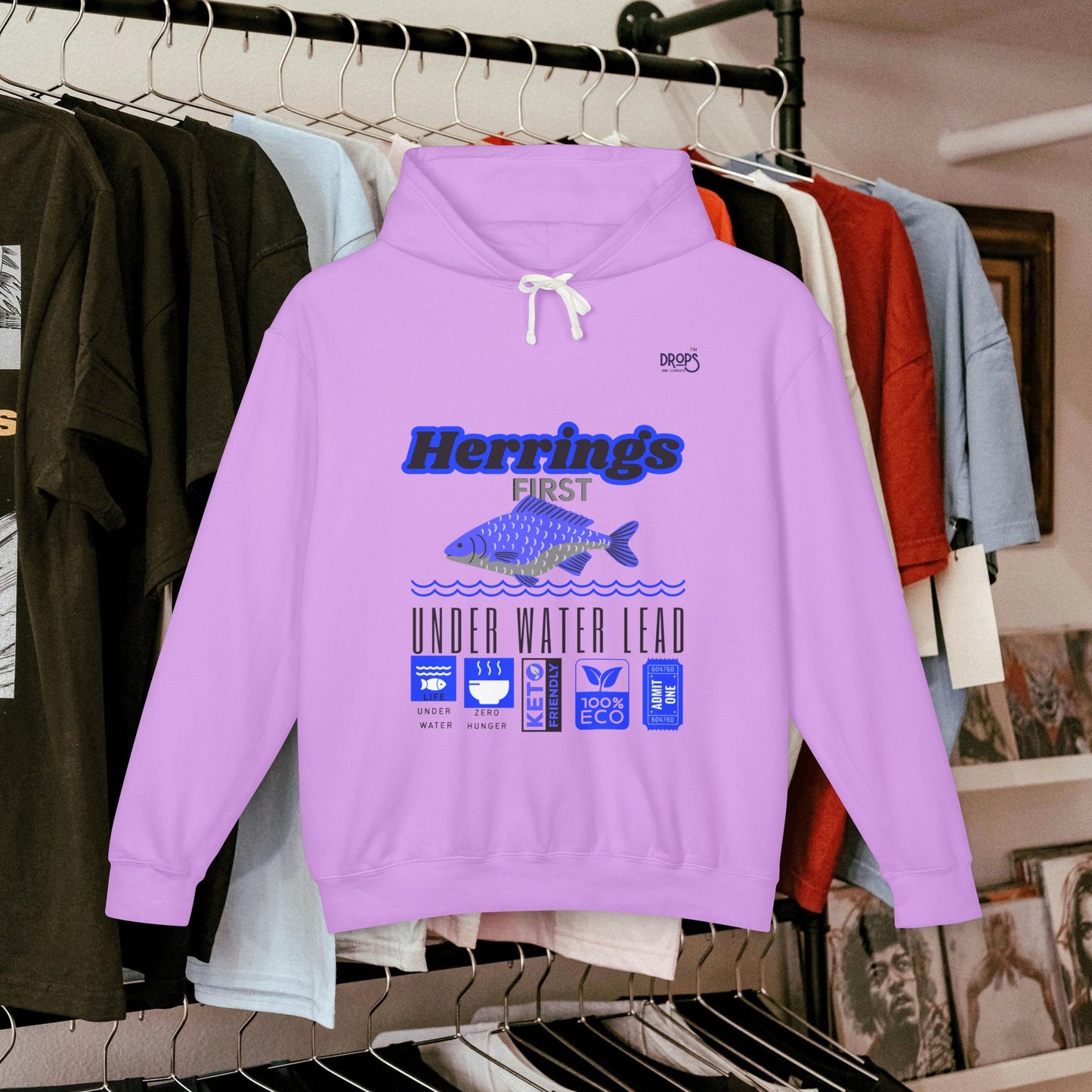 Unisex Lightweight Hooded Sweatshirt – N2+ Series USLWHSS PT2WW026_ Limited Edition Crafted Comfort by WesternWaves: