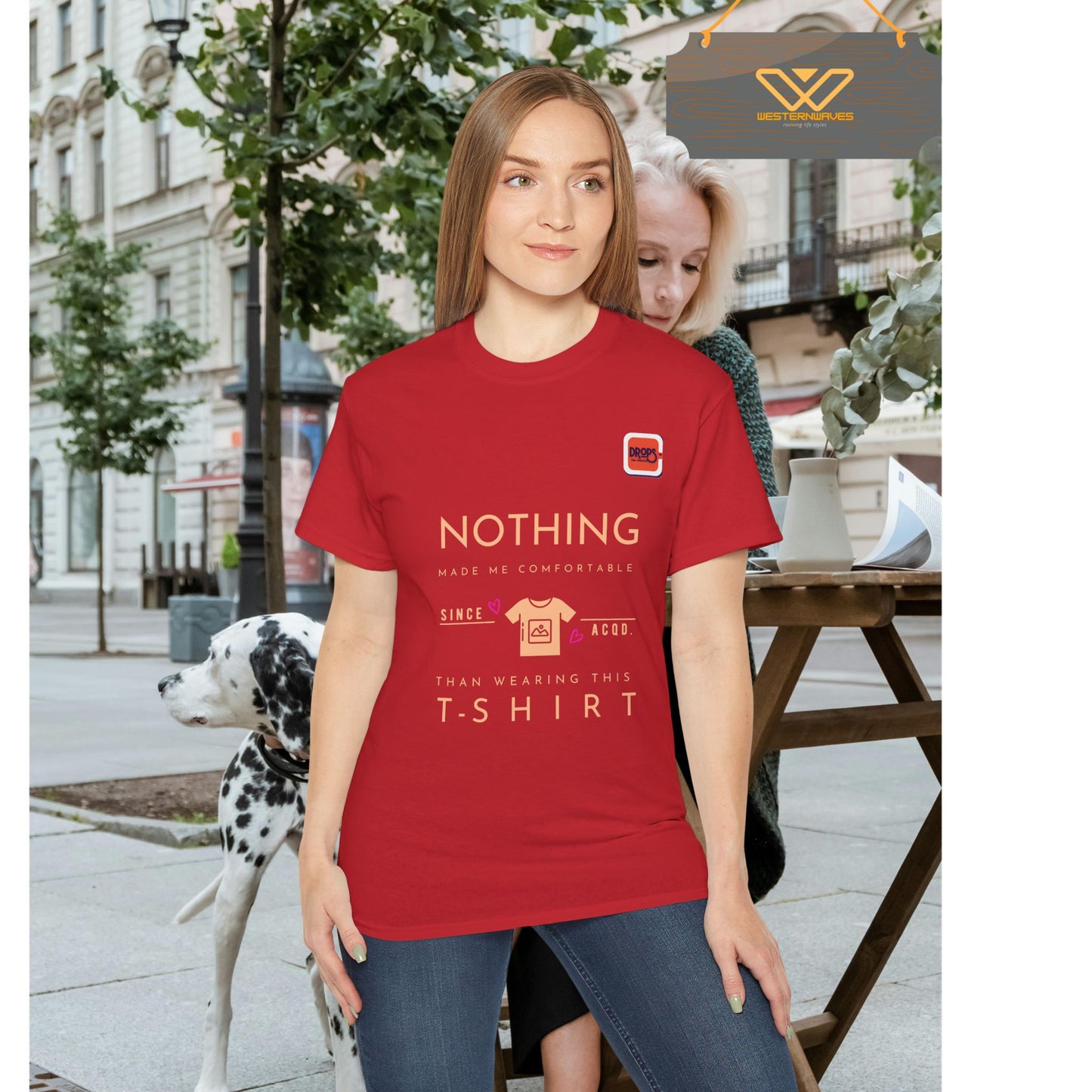 Comfort Graphic Tee_ N7+ Series CGTEE PT2WW001_ Limited Edition by WesternWaves: