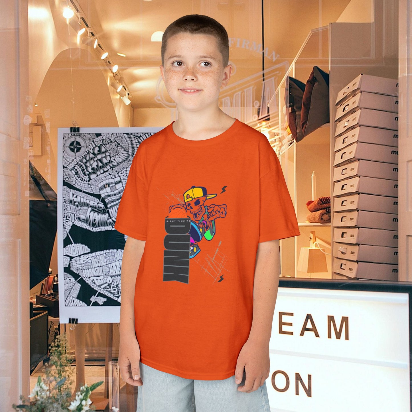 Kids Heavy Cotton™ Tee_ N2+ Series KHCT PT2WW008_ Limited Edition Durable Comfort for Every Adventure by WesternWaves: