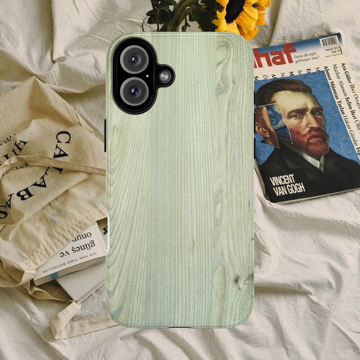 Tough Cases_ iPhone Case_ Series N8+ TCPCASE PT2WW005_ Limited Edition Wooden Grain Phone Case for iPhones by WesternWaves_
