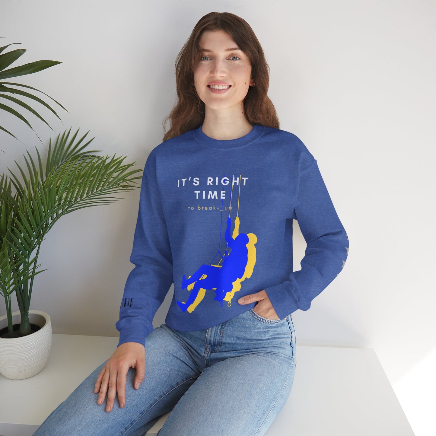 Unisex Heavy Blend™ Crewneck Sweatshirt_ N3+ Series UHBCSS PT2WW020_ Limited Edition by WesternWaves: