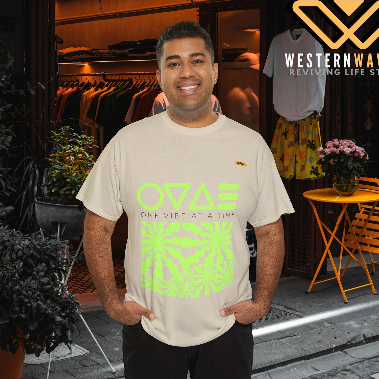 Unisex Heavy Cotton Tee_ Series N7* USHCTEE PT2WW003_ Limited Edition Heavy Cotton Tee by WesternWaves: