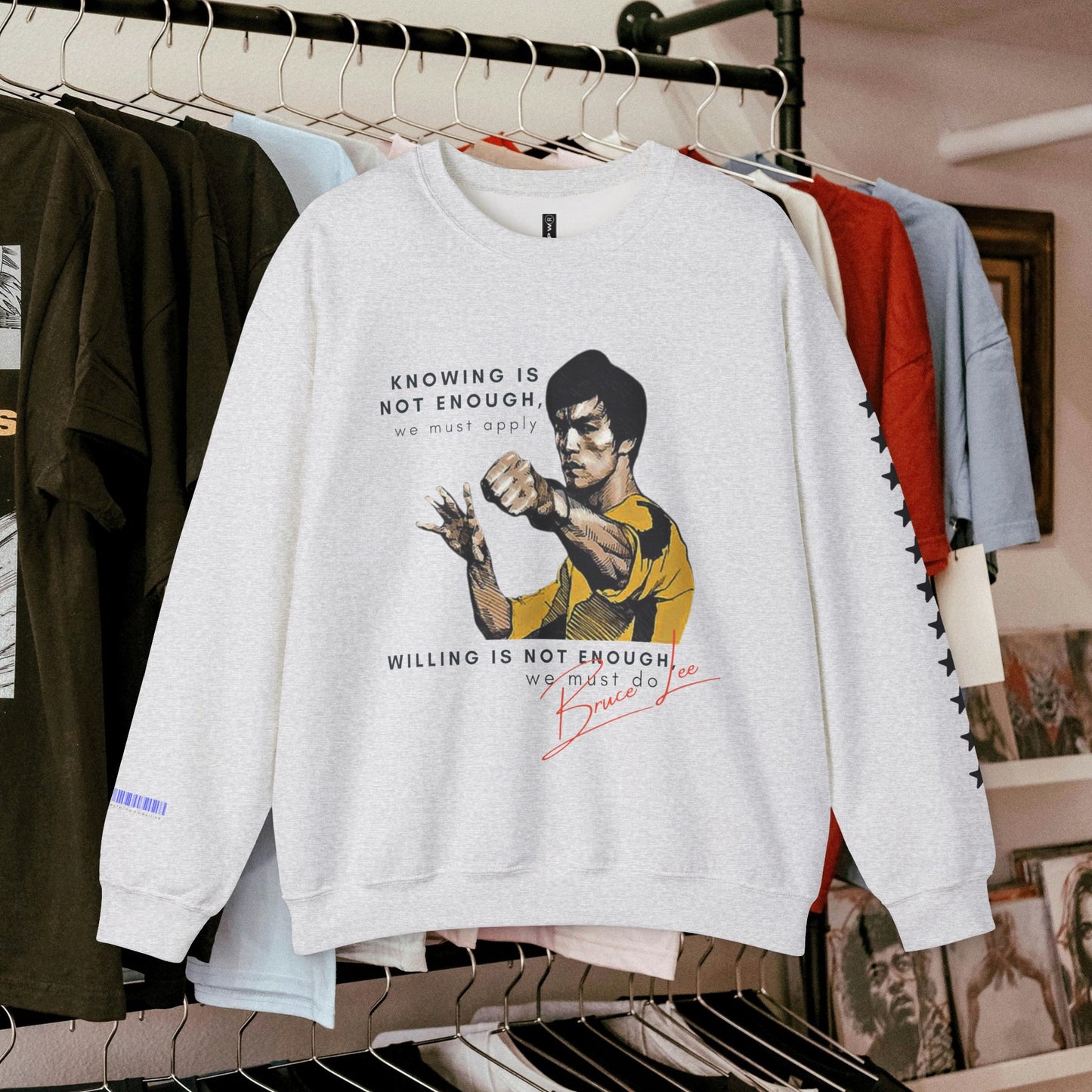 Unisex Heavy Blend™ Crewneck Sweatshirt_ N2+ Sports Series UHBCSS PT2WW008_ Limited Edition ‘Zeztz’ Brand Sports Elements by WesternWaves:
