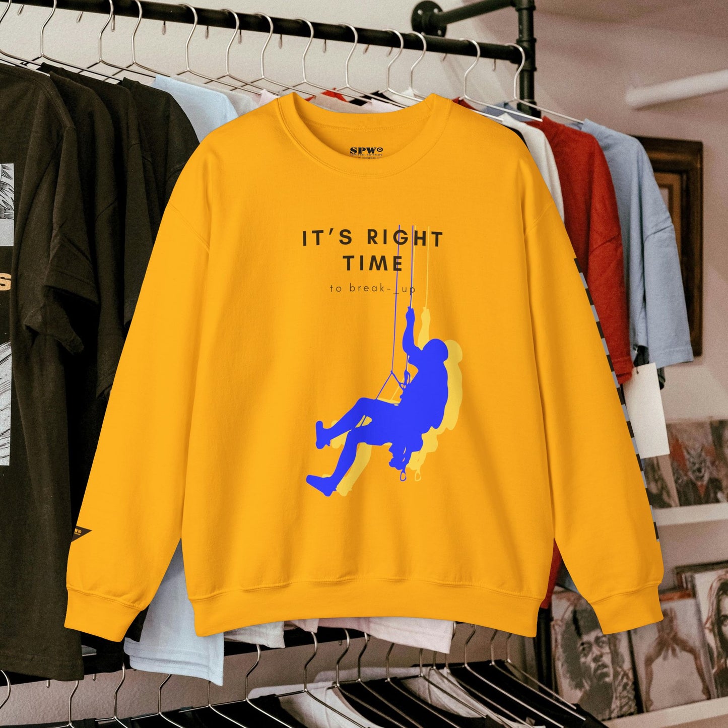 Unisex Heavy Blend™ Crewneck Sweatshirt_ N3+ Series UHBCSS PT2WW019_ Limited Edition by WesternWaves: