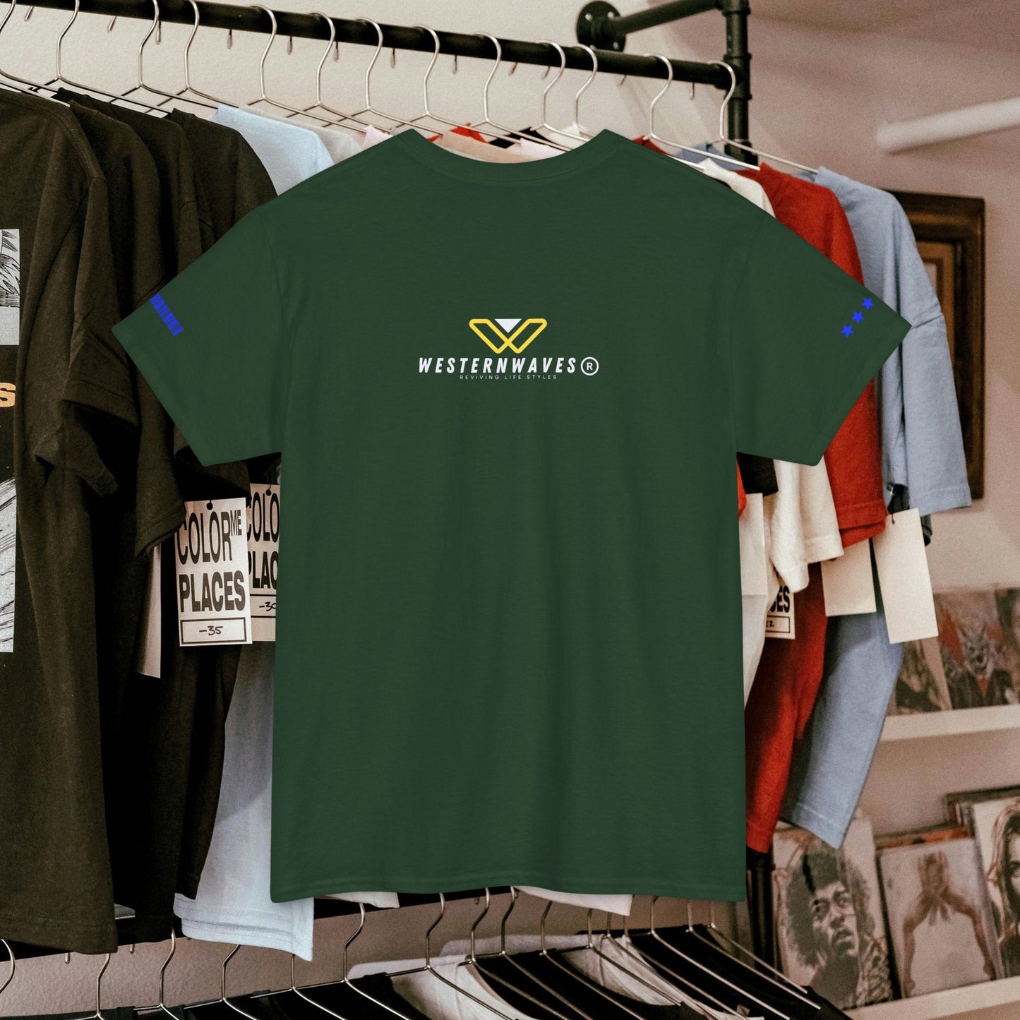 Unisex Heavy Cotton Tee_ Crafted from premium 100% cotton_ N2+ Series UHCT PT2WW010_ Limited Edition Maximum Comfort by