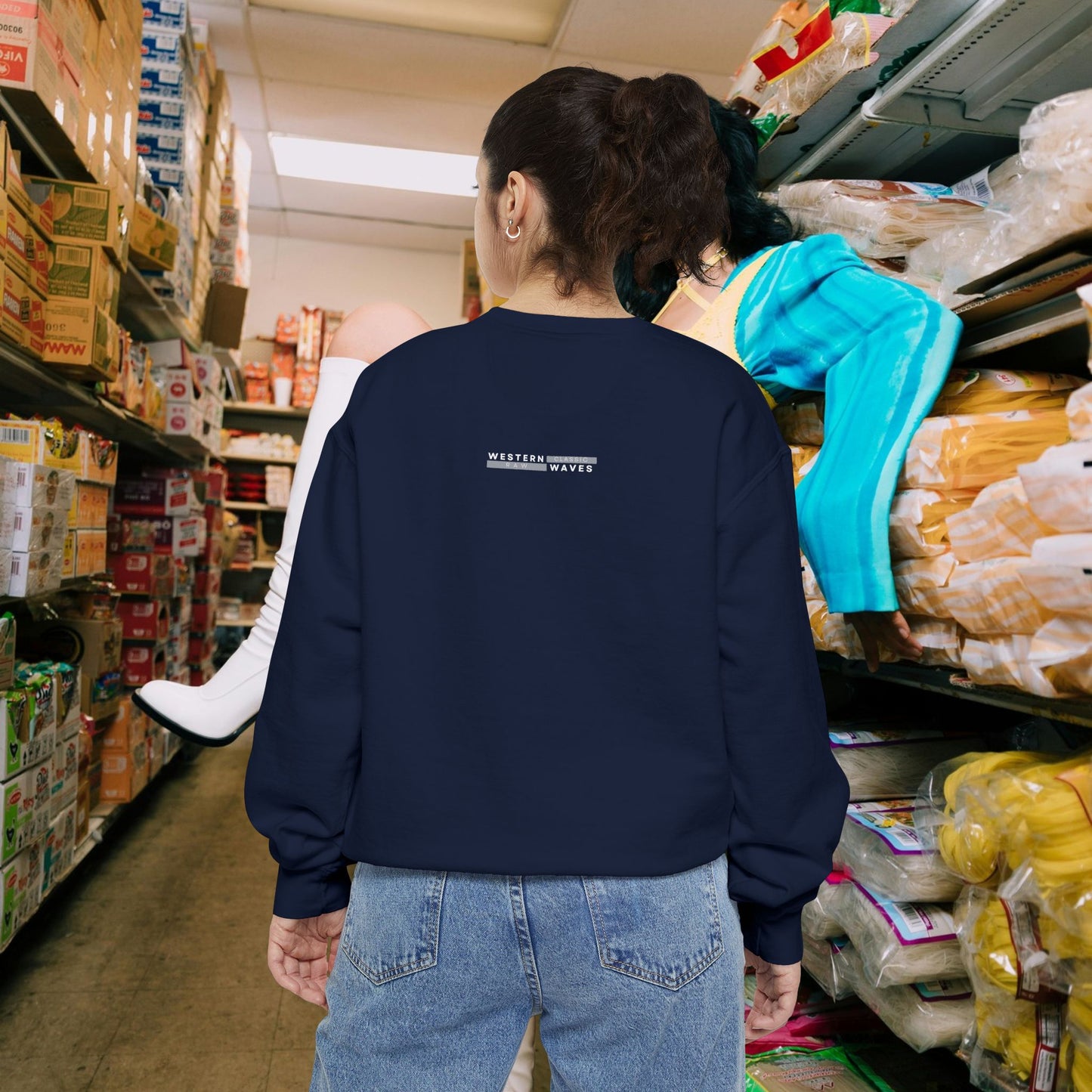 Unisex Garment-dyed Sweatshirt_ Series UWD 063_ Limited Edition Cozy Apparel for Adventurers by WesternWaves: