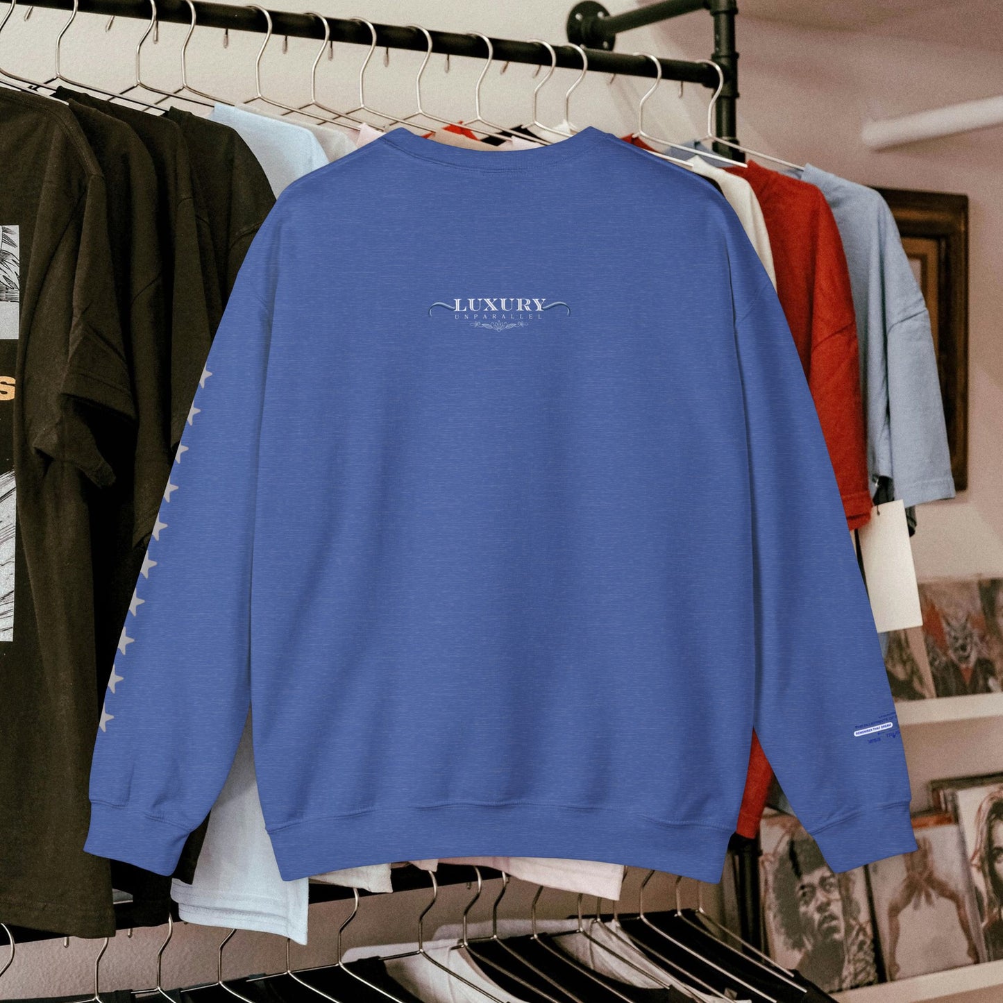 Unisex Heavy Blend™ Crewneck Sweatshirt_ N+ Series UHBCSS PT2WW029_ Limited Edition by WesternWaves: