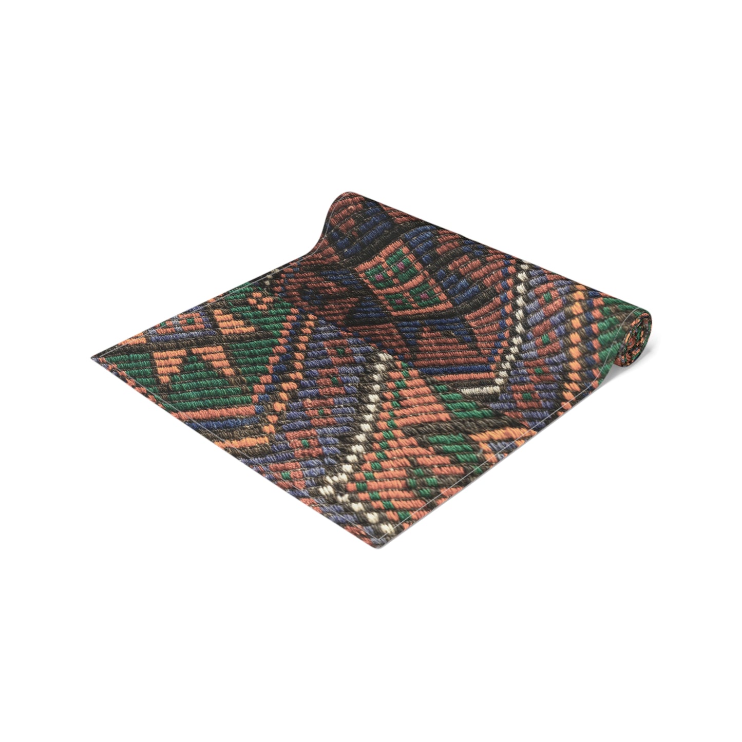 Table Runner (Cotton, Poly)_ Bohemian Chic Table Runner for Stylish Dining_ N7+ Series TRUNNER PT2WW008_ Limited Edition by WesternWaves_