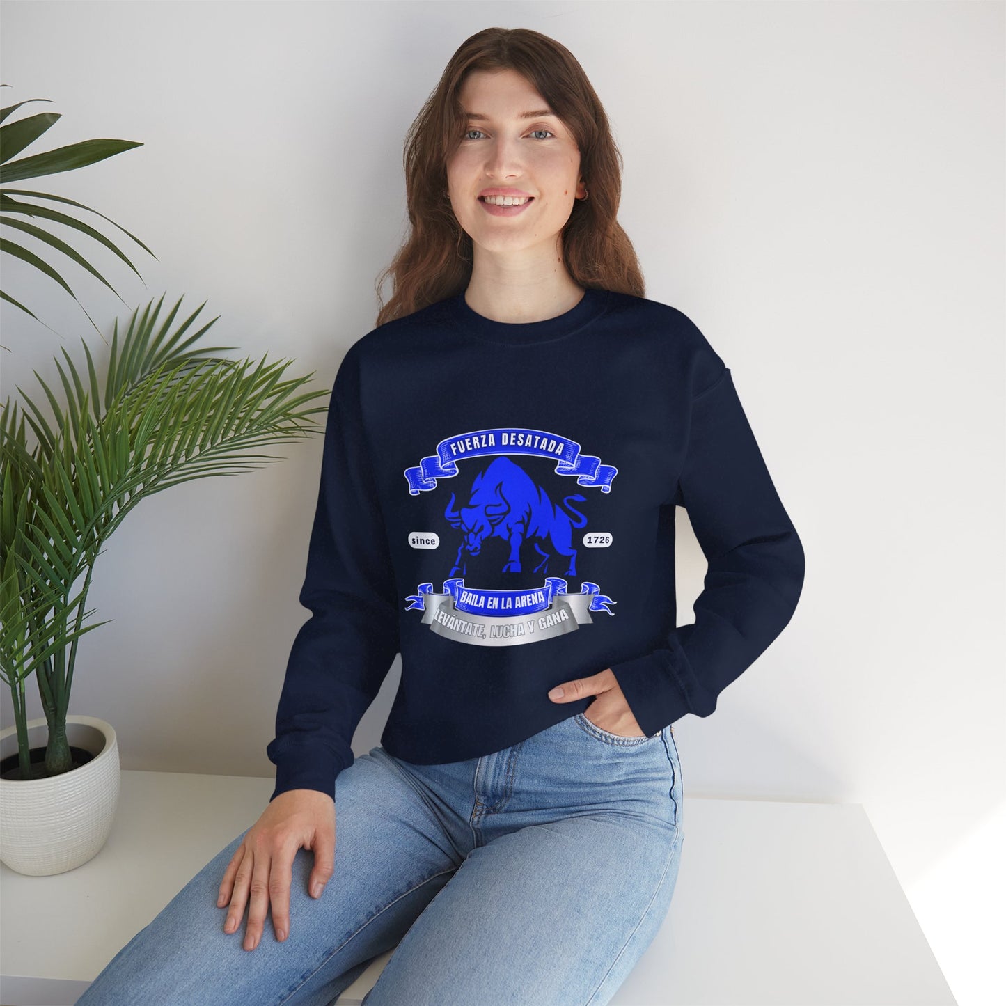Unisex Heavy Blend™ Crewneck Sweatshirt_ N3+ Series UHBCSS PT2WW038_ Limited Edition Pure Luxury By WesternWaves: