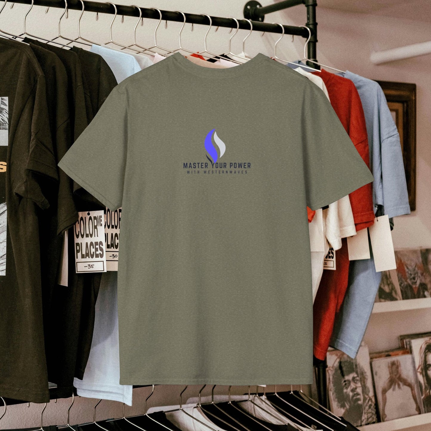 Unisex Softstyle T-Shirt_ N3+ Series USSTS FT2WW004_ Limited Edition by WesternWaves: