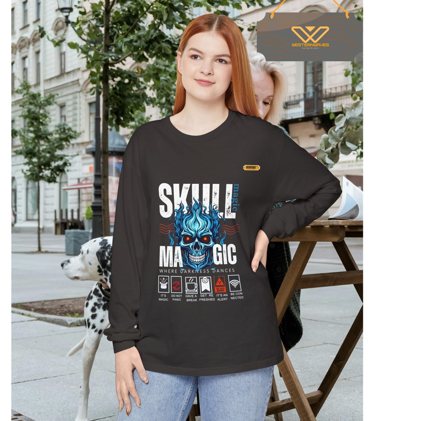 Unisex Long Sleeve T-Shirt_ N7 Series USLSTSHIRT PT2WW002_ Limited Edition Trendy Vibes by WesternWaves: